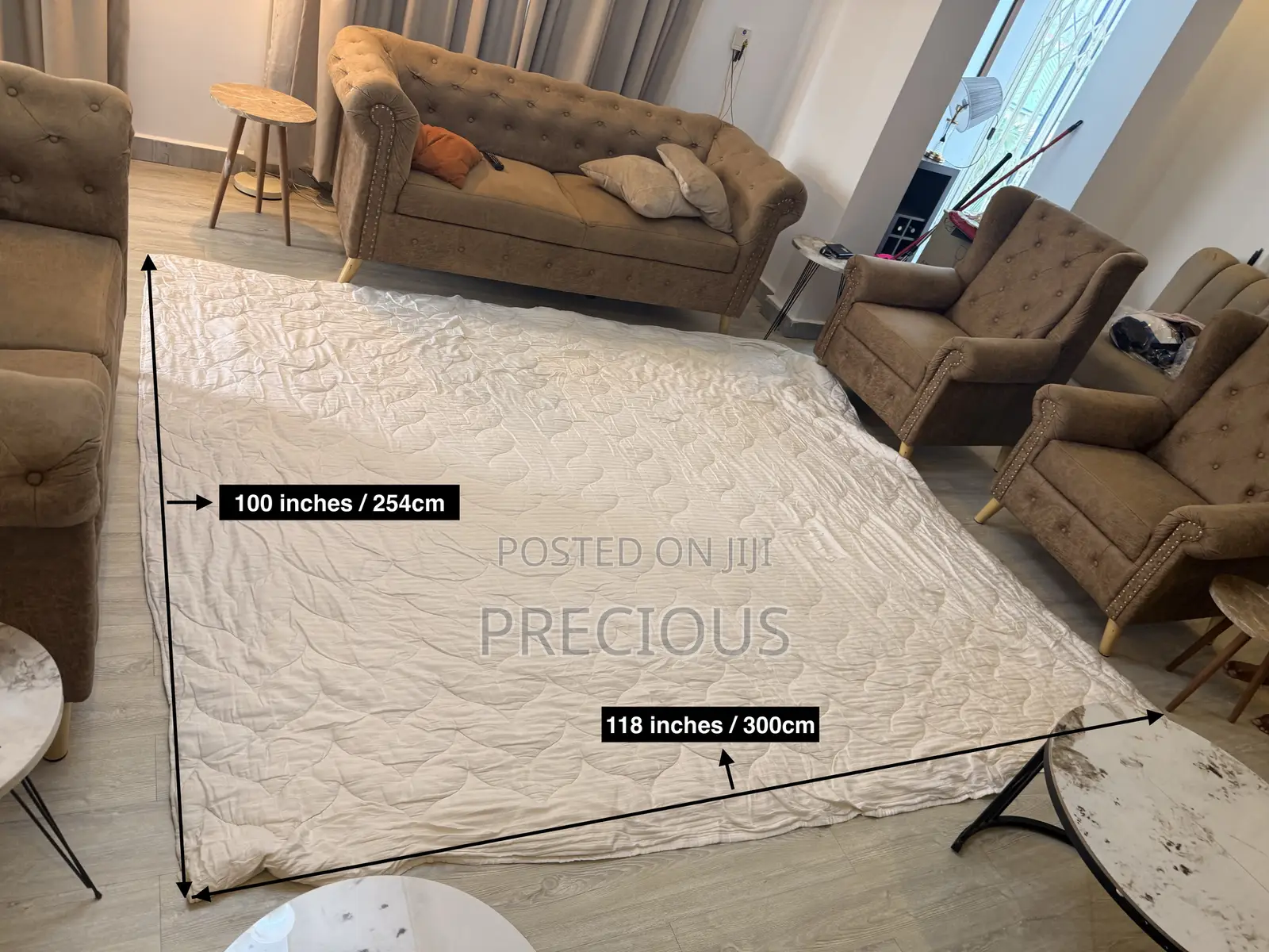 Super King Duvet – 100" × 118" (254 × 300cm)