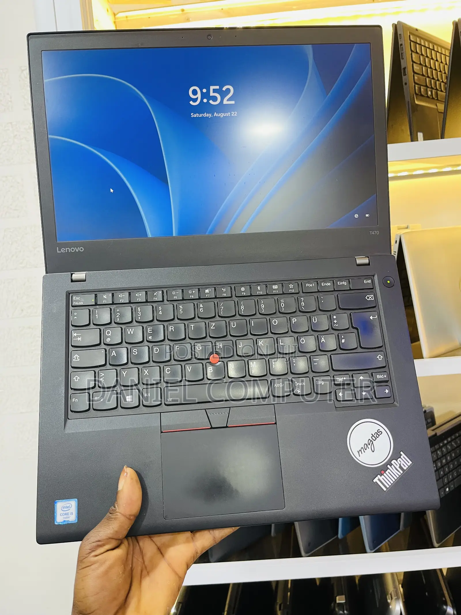 Laptop Lenovo ThinkPad T470 16GB Intel Core i5 SSD 256GB