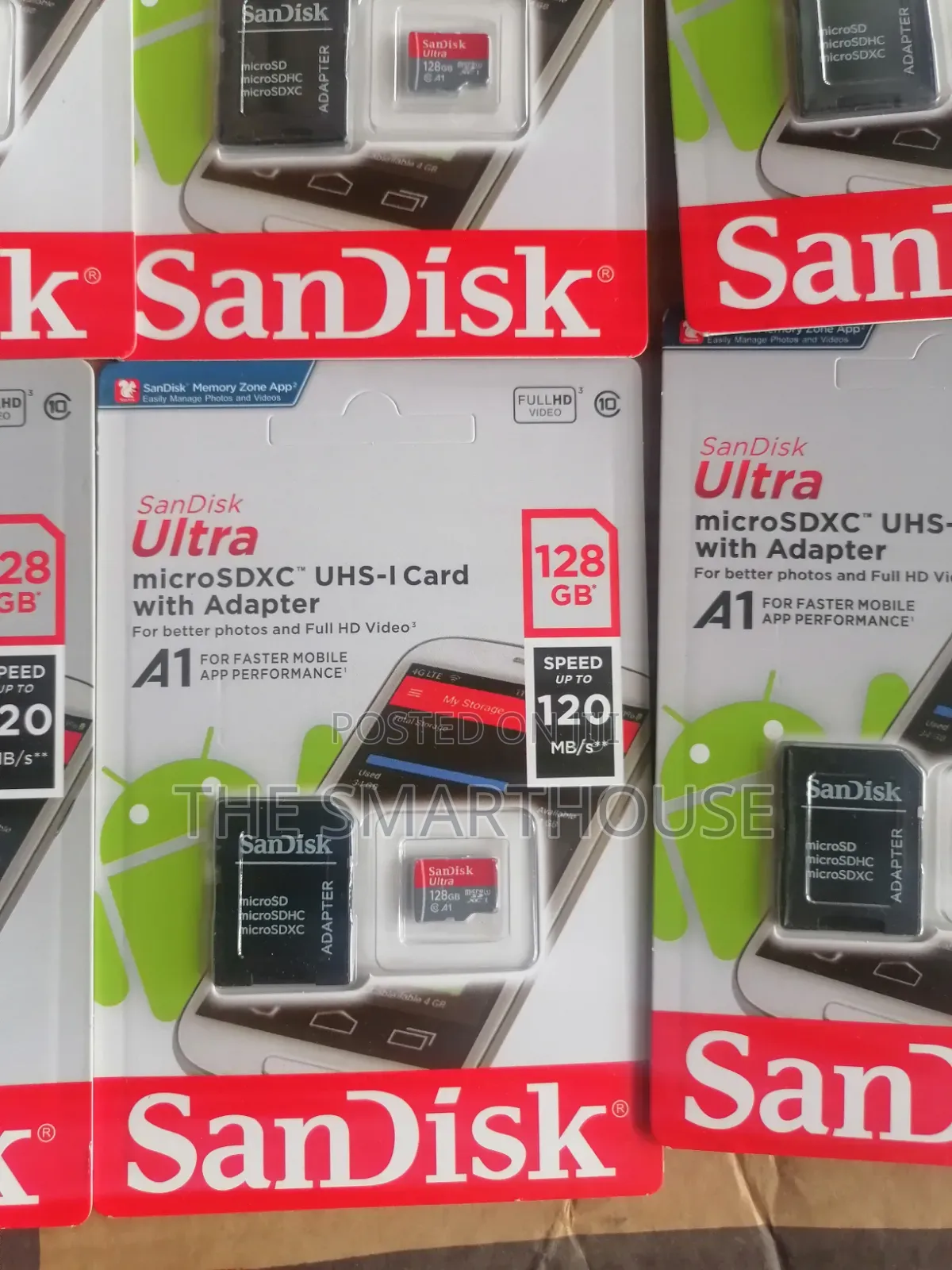 Sandisk Ultra 128gb Microsdxc Memory Card With Adapter