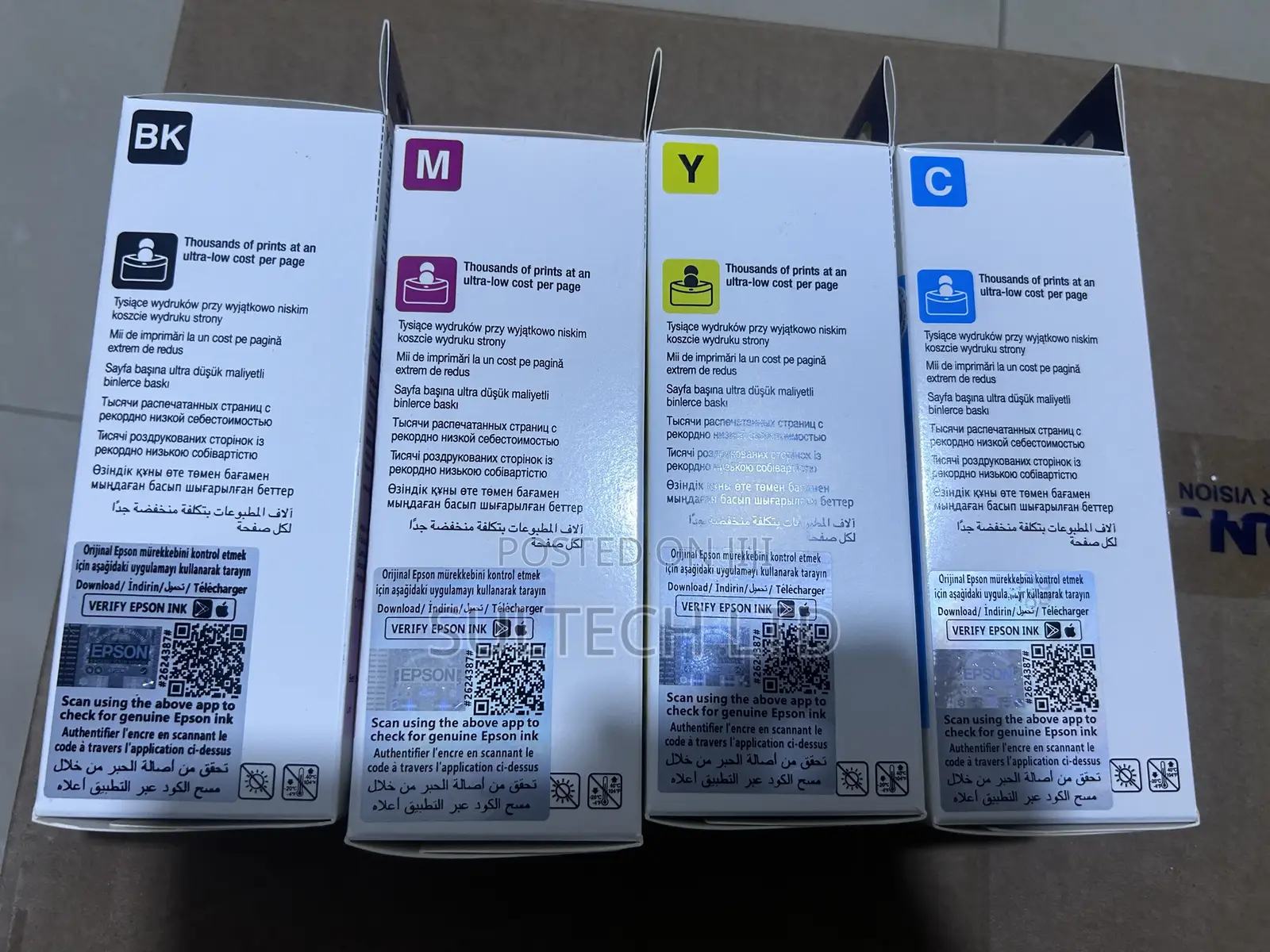 Epson 103 Ink(price Is Per Color Not Set)