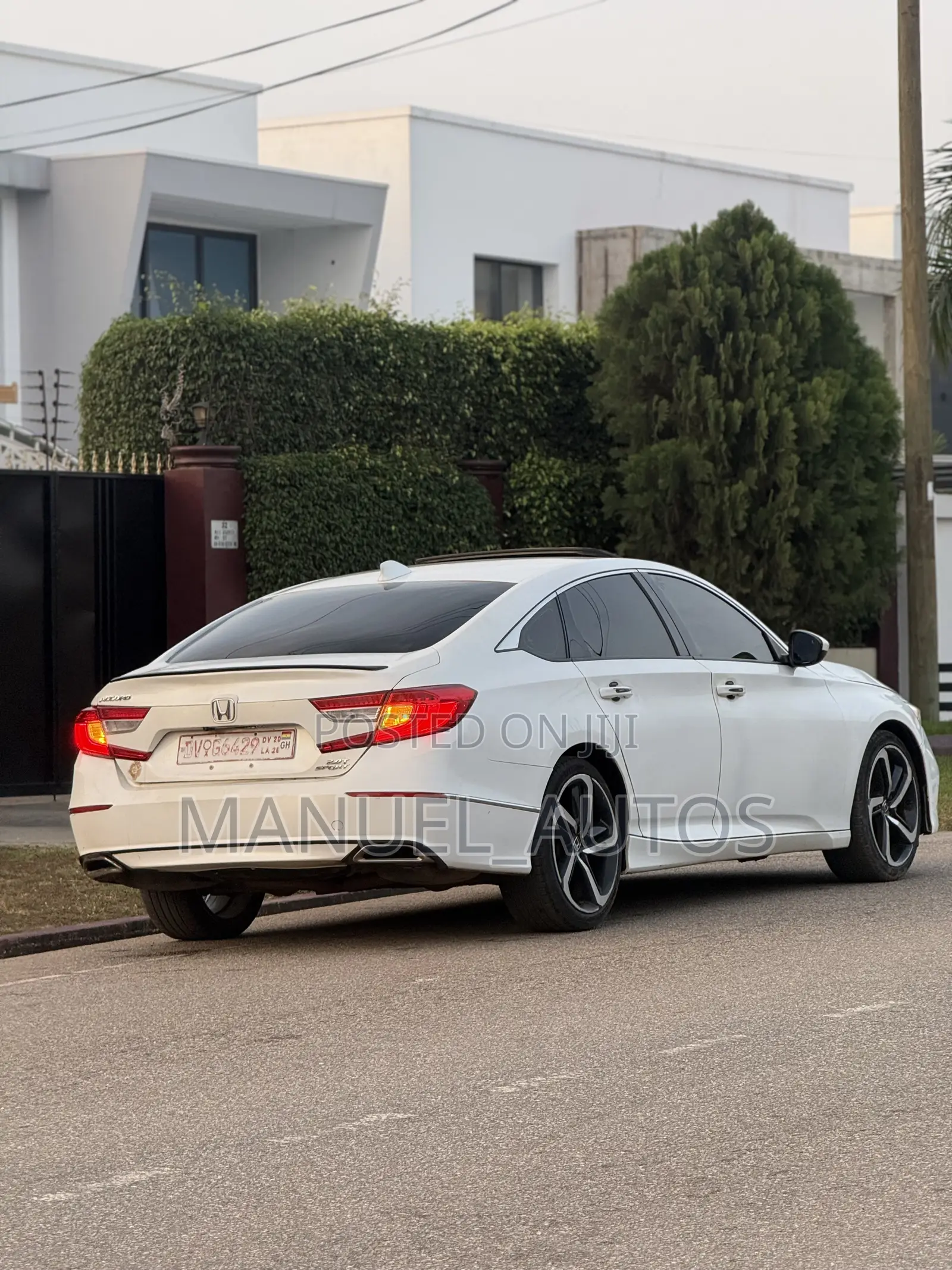 Honda Accord Sport (2.0L 4cyl Turbo 6M) 2019 White