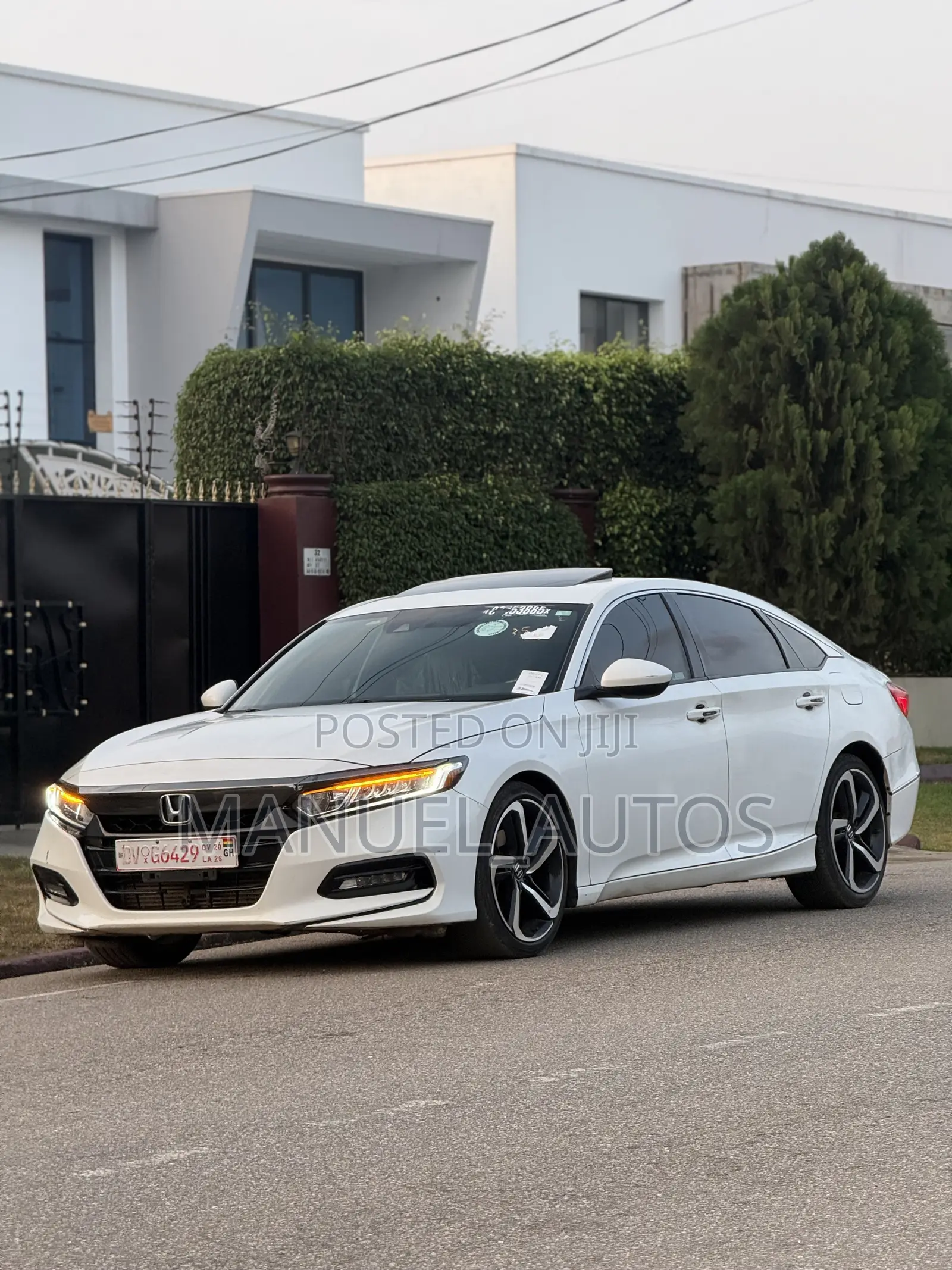 Honda Accord Sport (2.0L 4cyl Turbo 6M) 2019 White