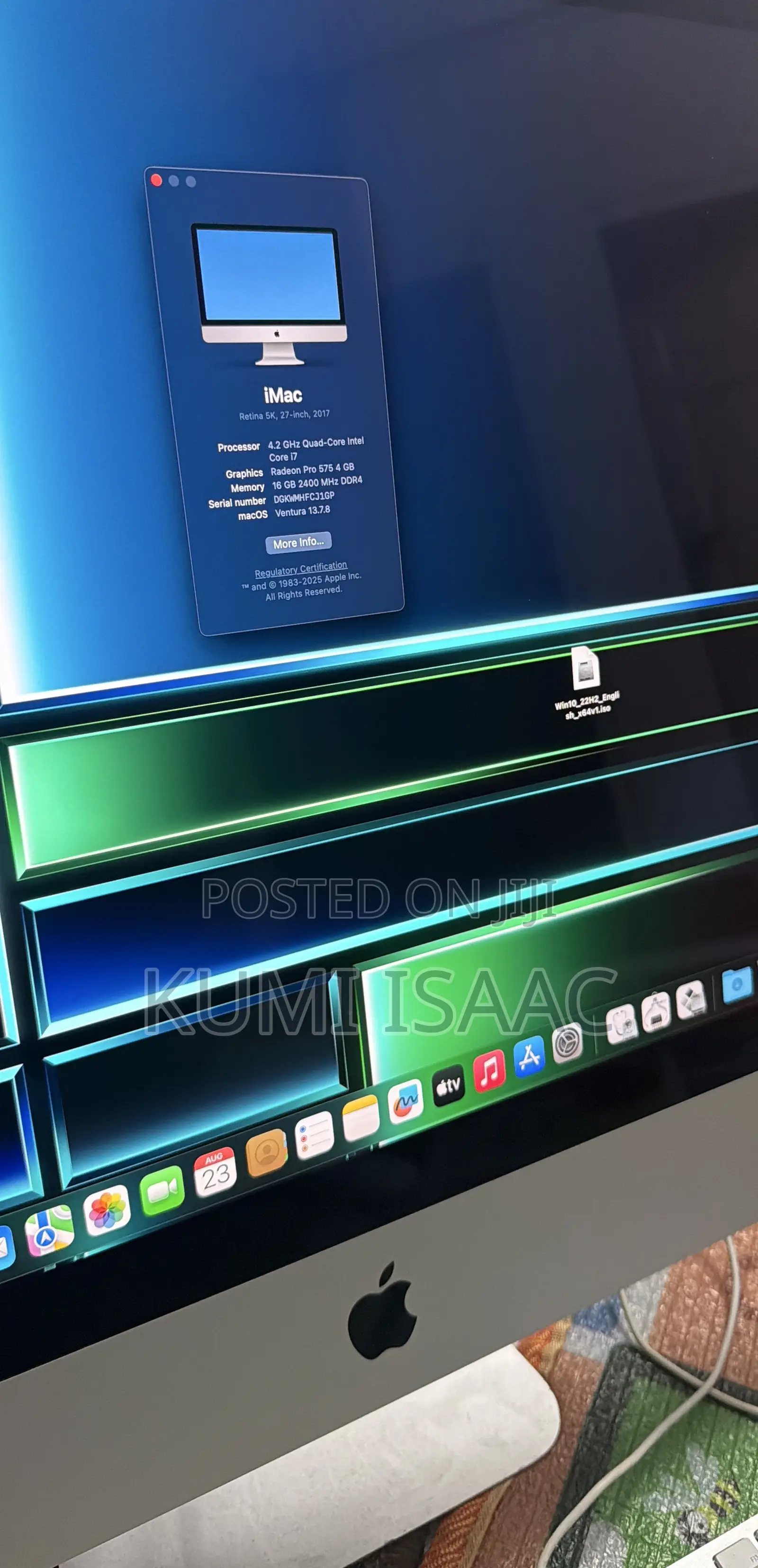 New Desktop Computer Apple iMac 16GB Intel Core i7 HDD 1T
