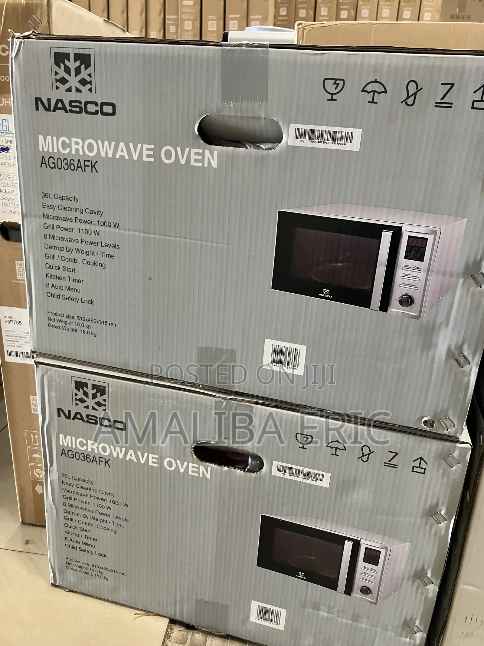 Quality Nasco 36litres Grill Microwave (AG036AFK)