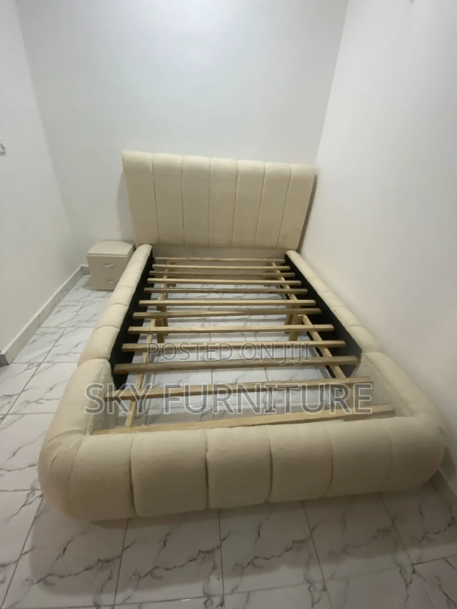 Humble Haven Double Bed Fram With Side Drawer