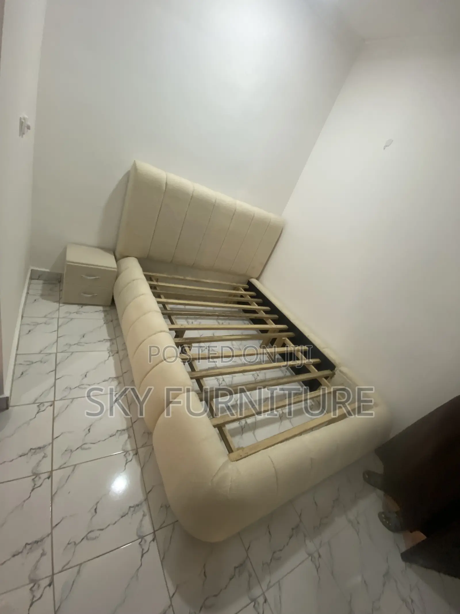 Humble Haven Double Bed Fram With Side Drawer
