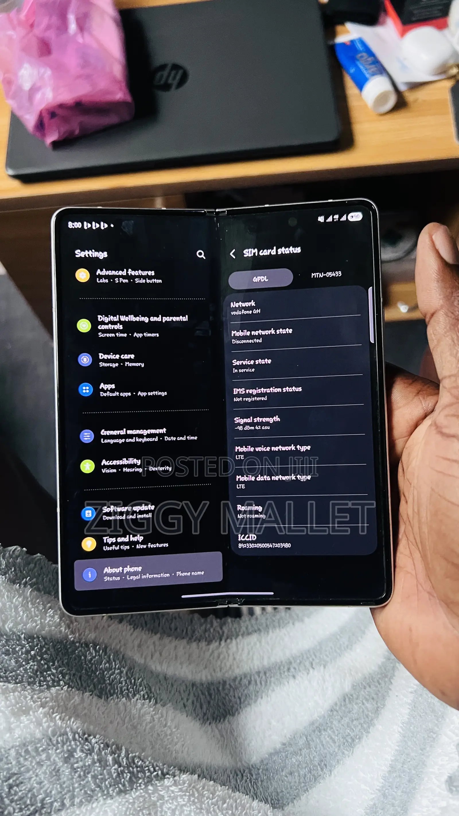 Samsung Galaxy Z Fold3 5G 256 GB Rose Gold