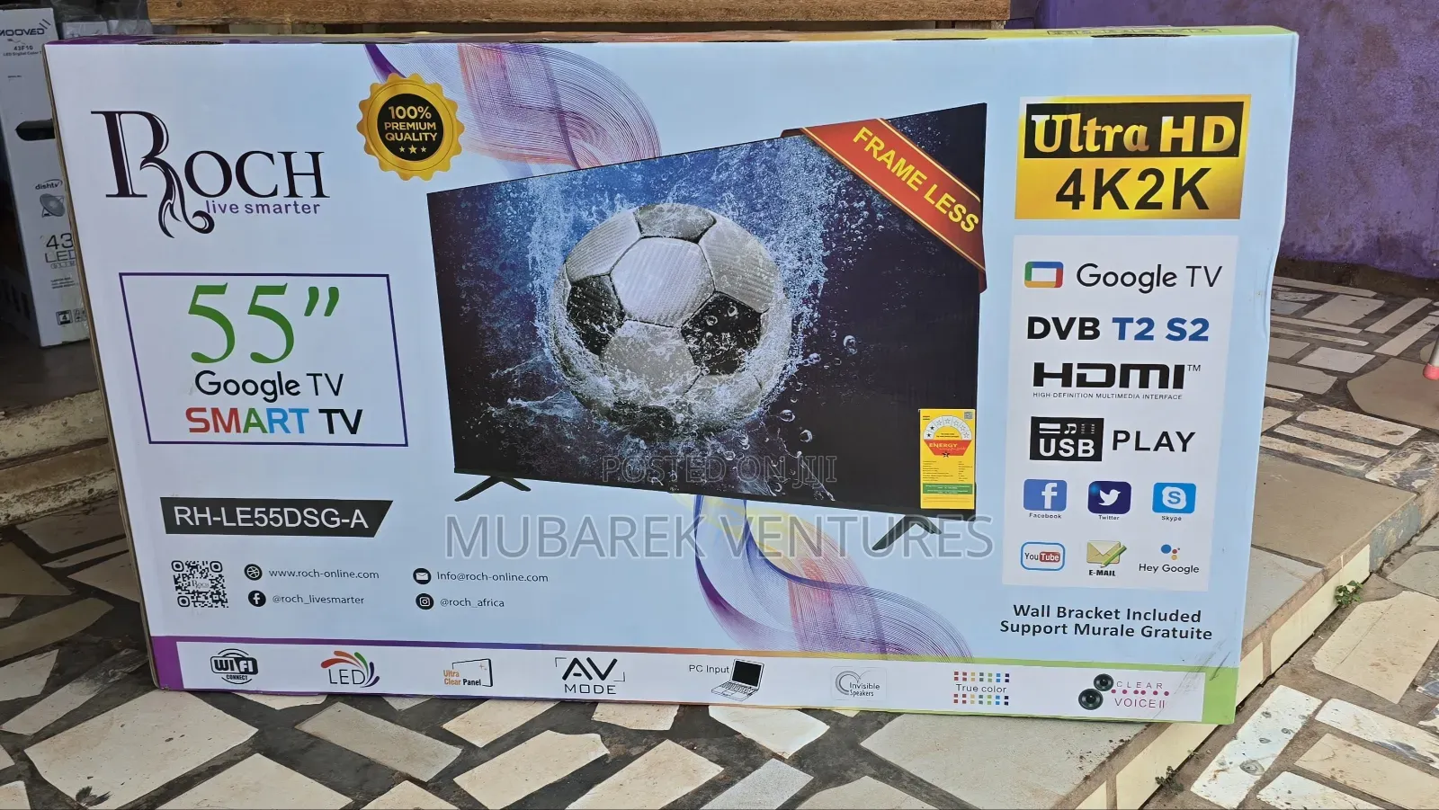 Roch 55 Smart Google Android TV
