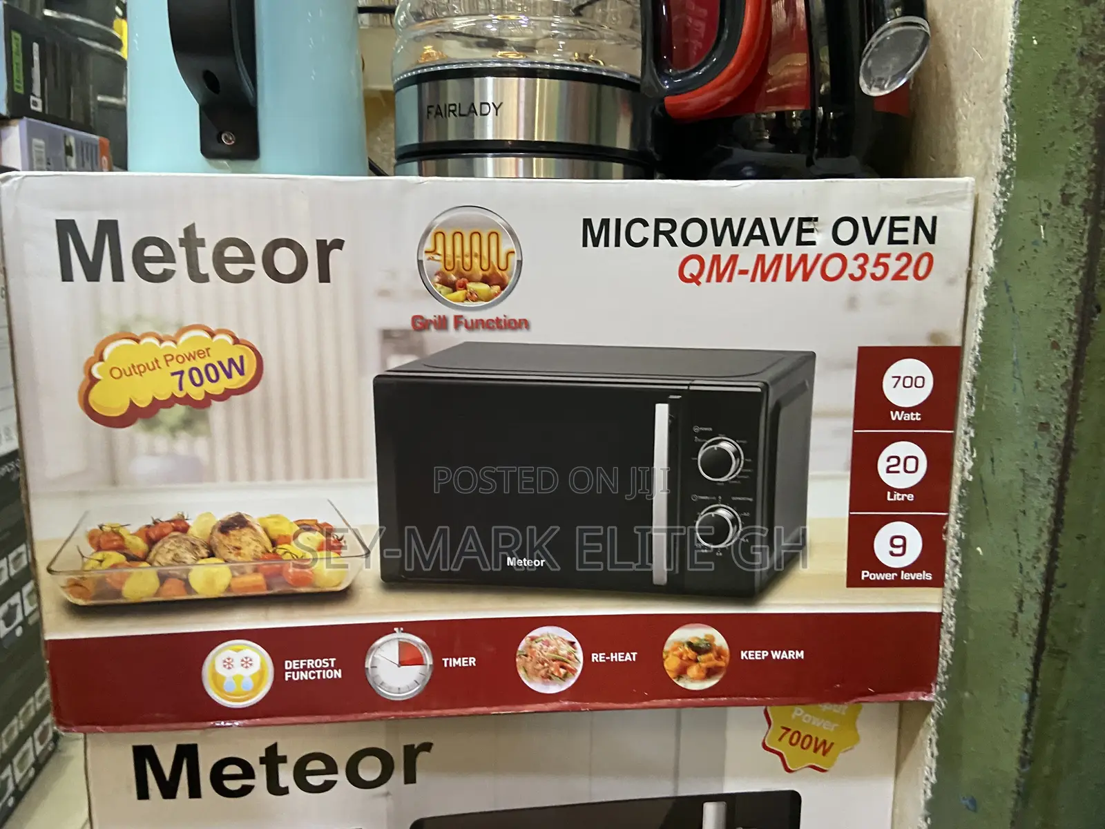 20L Meteor Microwave Oven With Grill