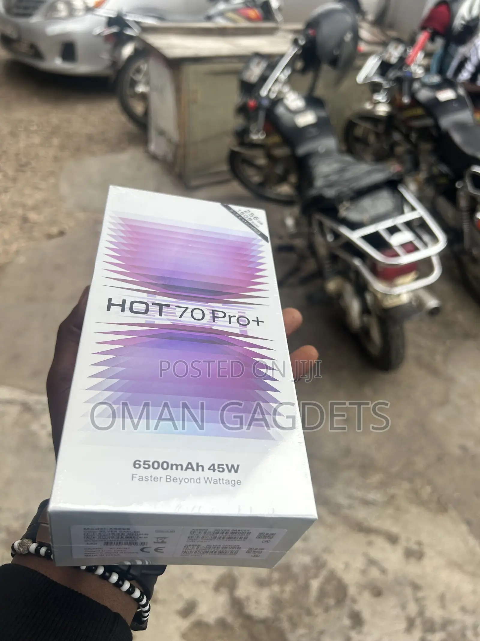 New Infinix Hot 70 Pro 5G+ 256 GB Blue