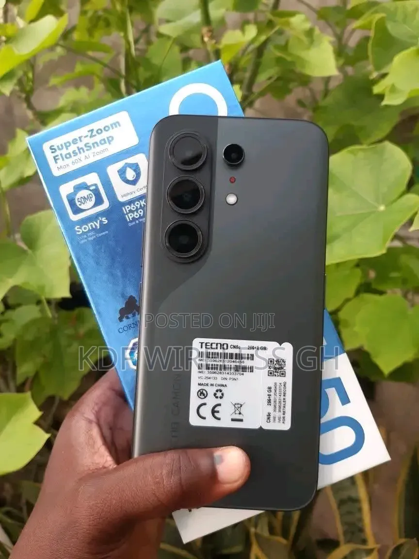 New Tecno Camon 50 Pro 256 GB Black