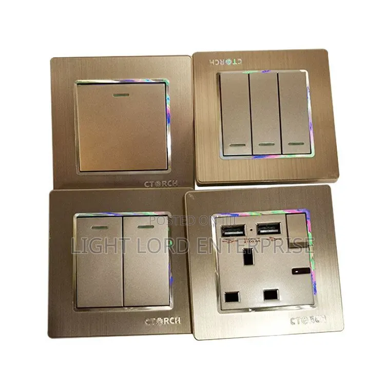 Switch Rosegold Switch and Socket