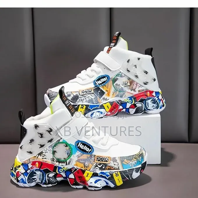 Boys Casual Shoes Back to School White