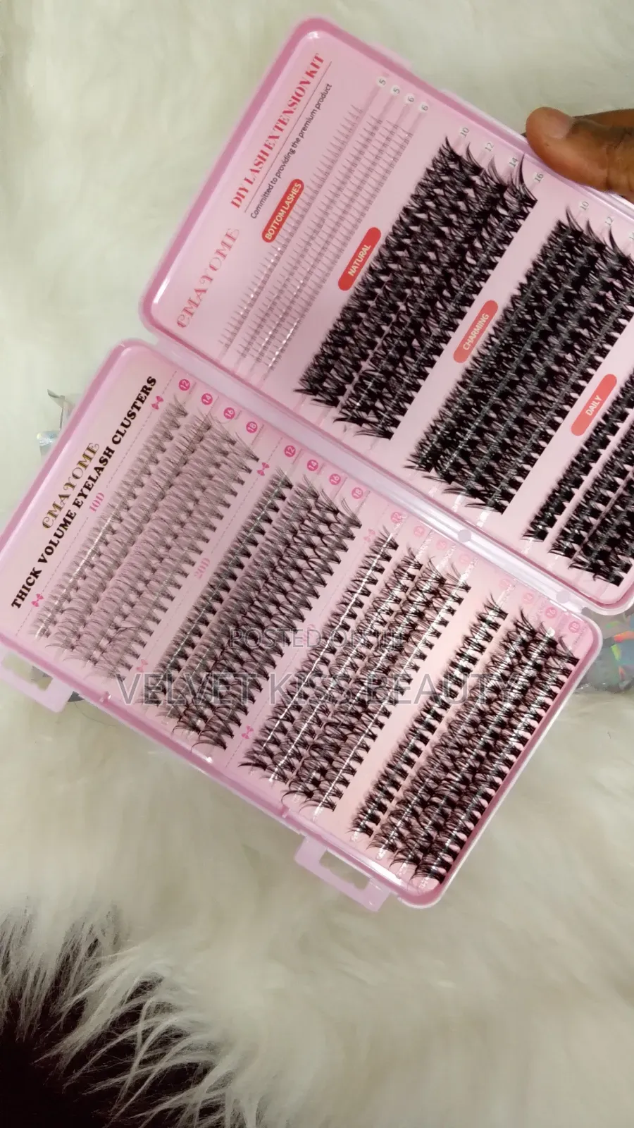 Cluster With Buttom Lashes