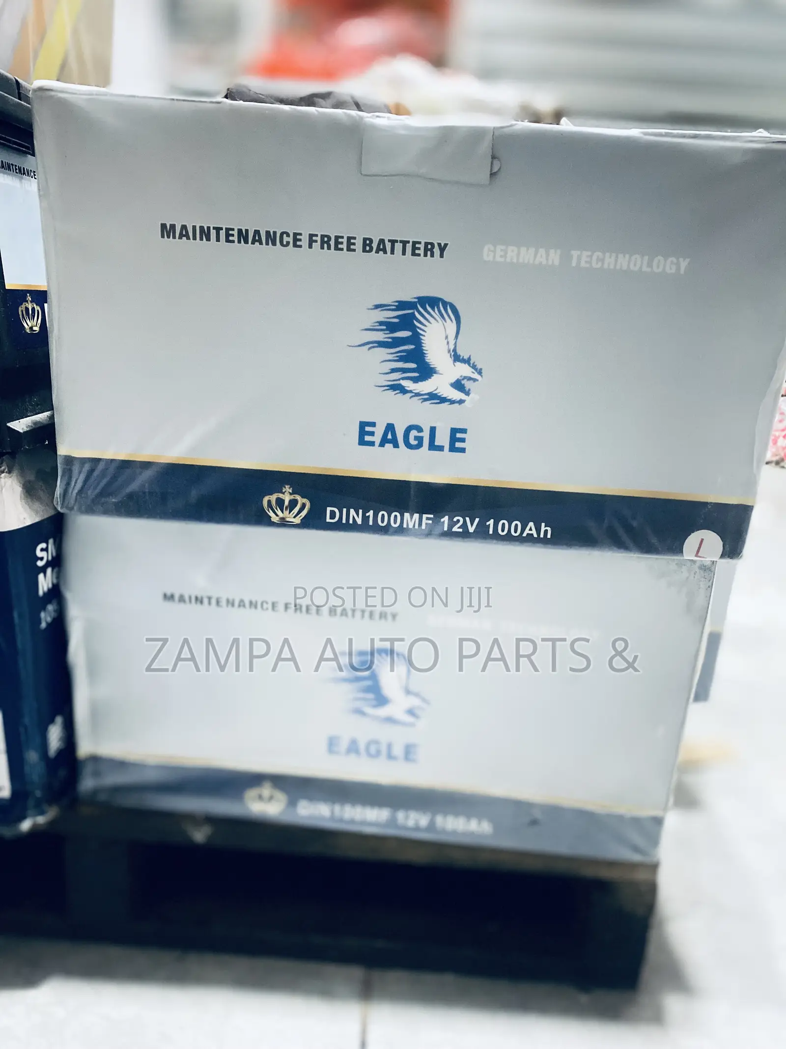 EAGLE 12v 100Ah Battery (19 Plate)