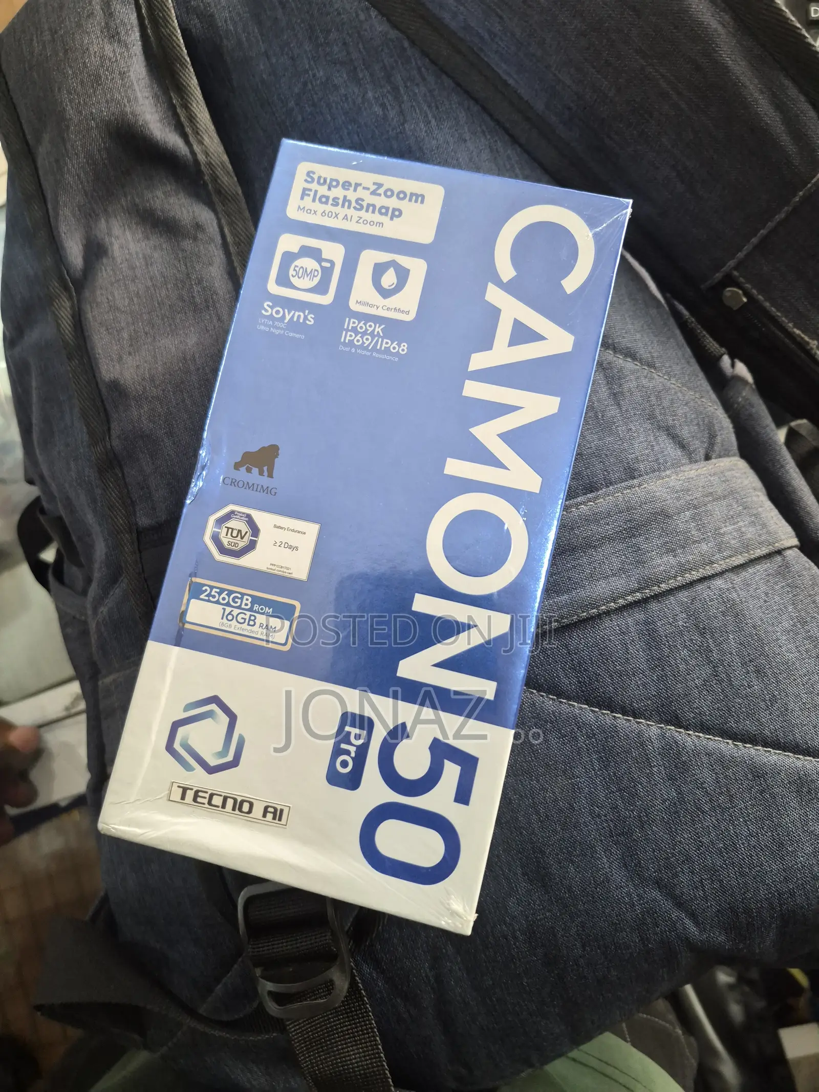 New Tecno Camon 50 Pro 256 GB Black