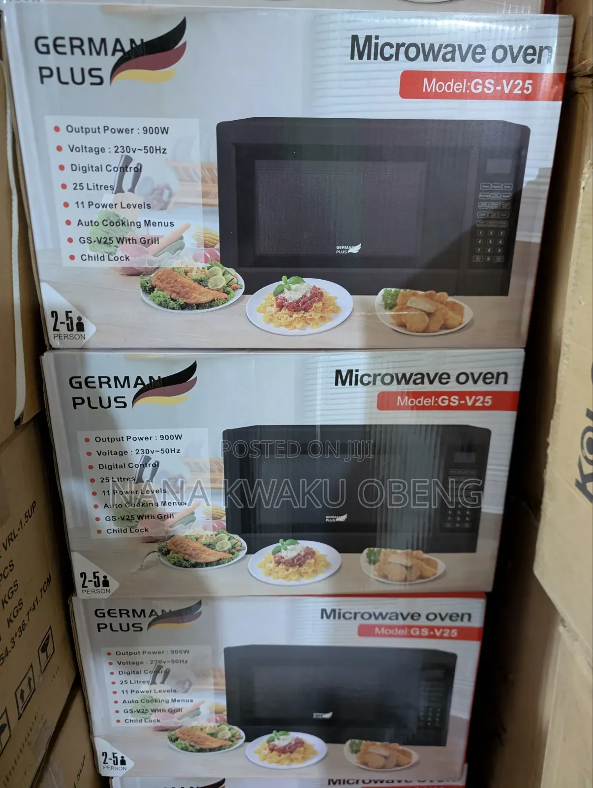 German Plus 25 Litres Microwave