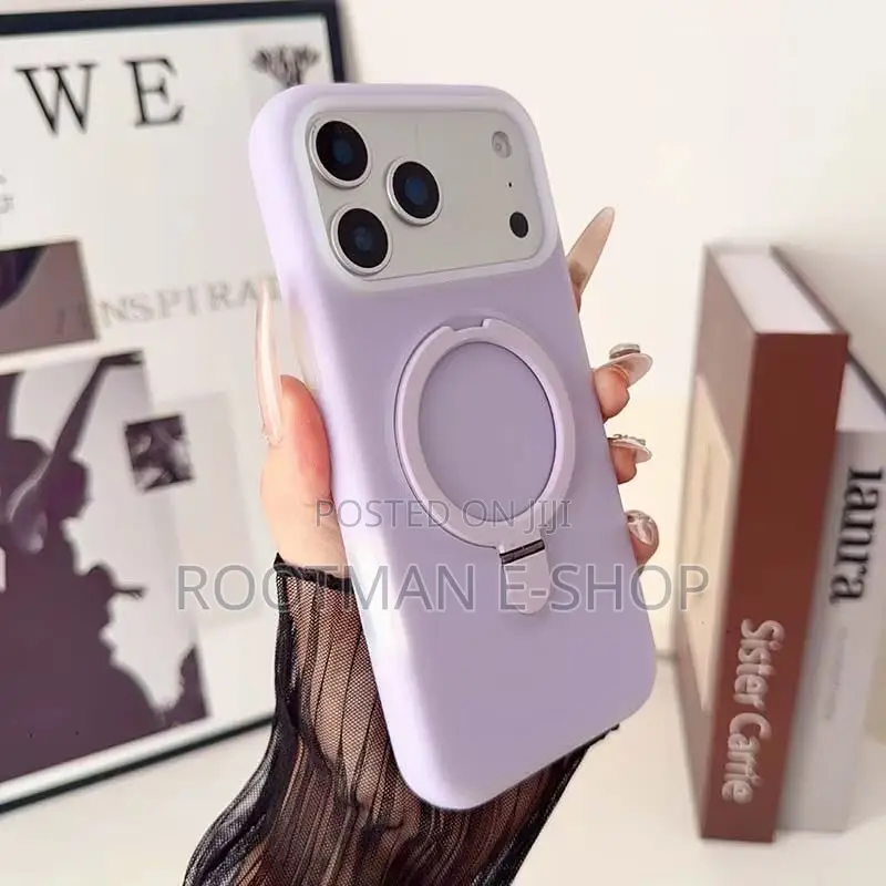 Jelly Matte for Magsafe Stand Case for iPhone 13 14 15 16 17 Pro Max