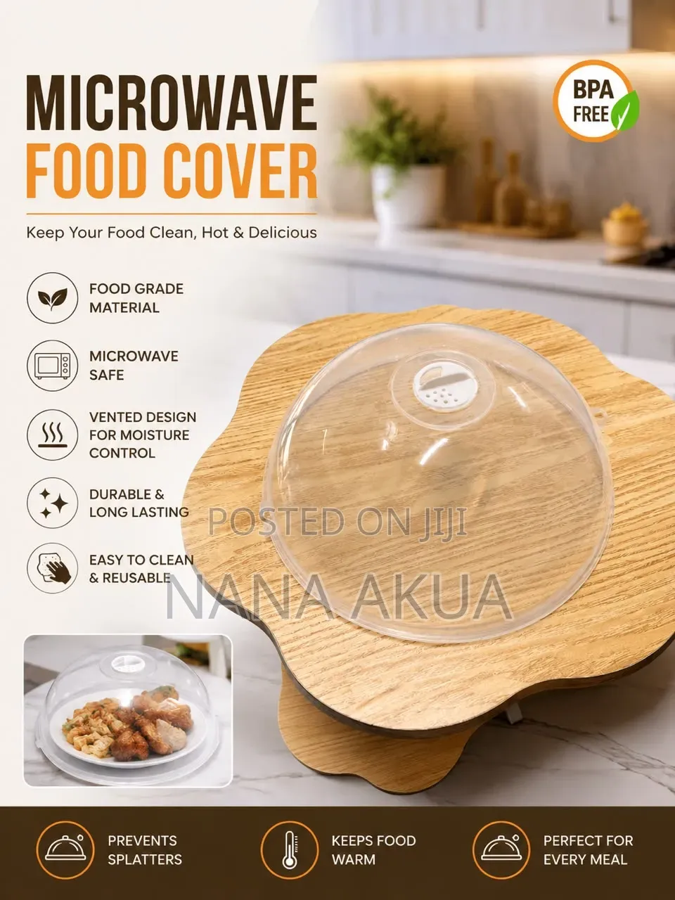 Plastic Microwave Cover
