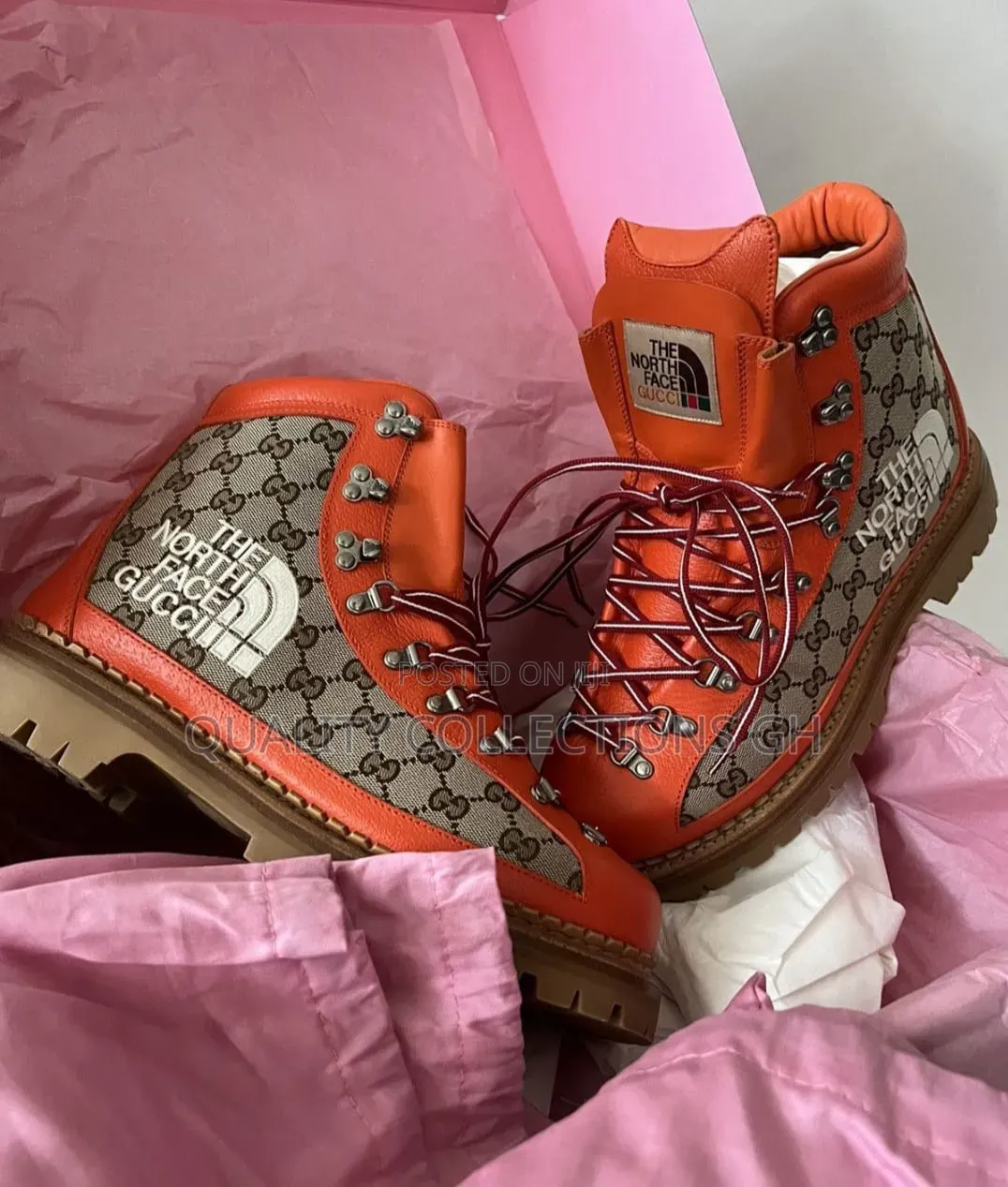 The North Face X Gucci Boots