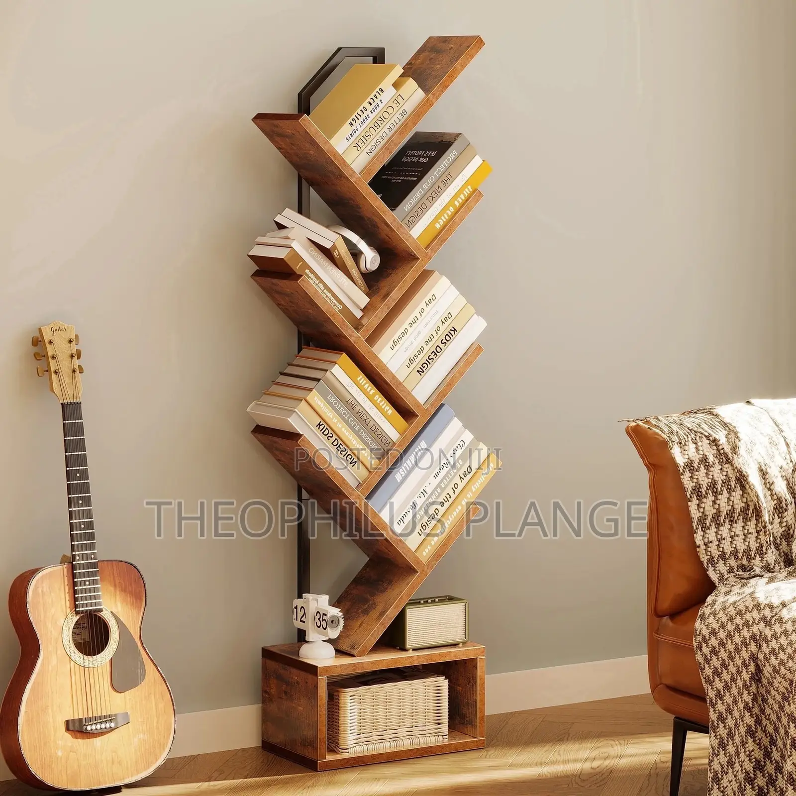V Shaped Book Shelf