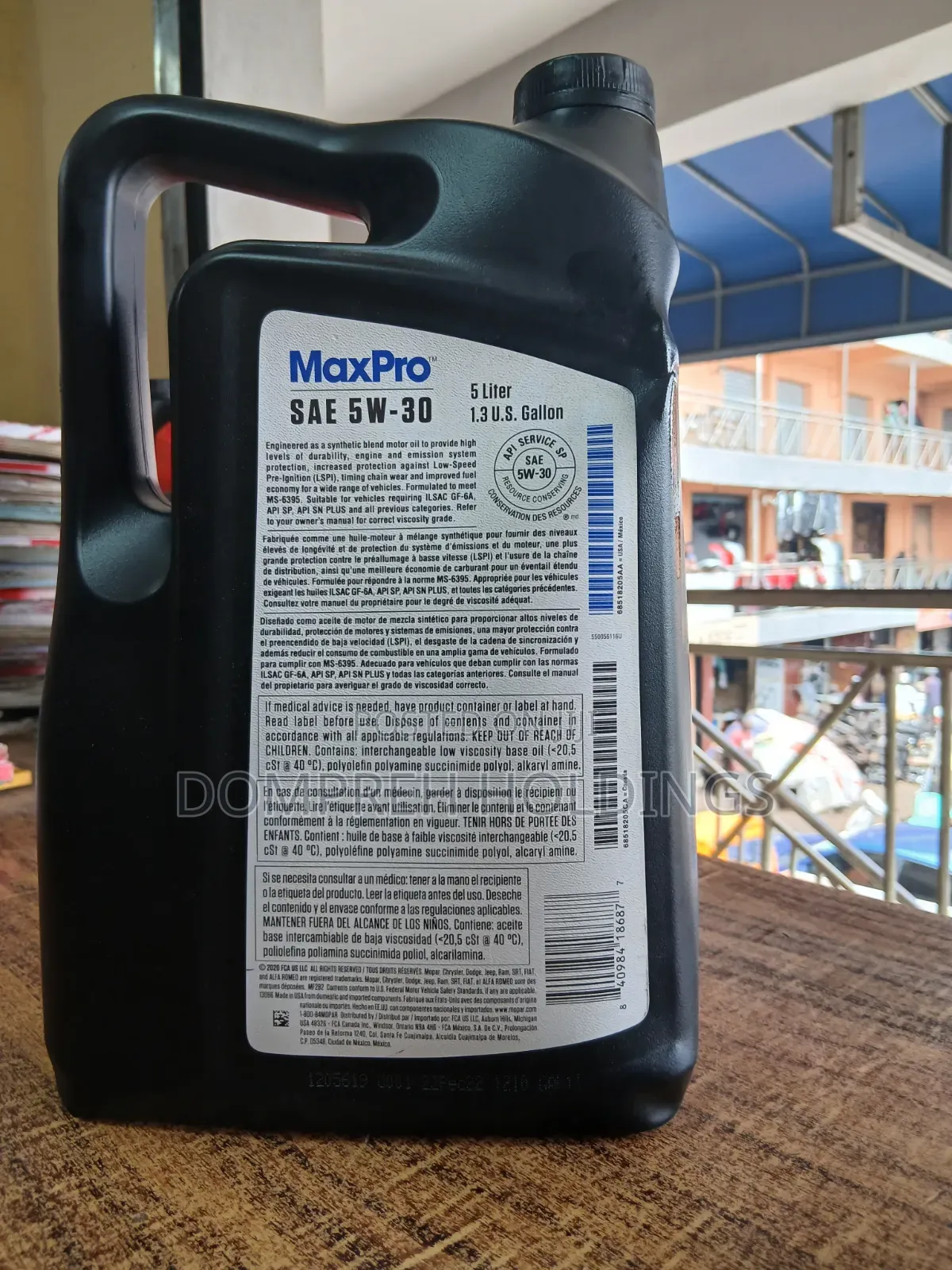 Mopar MaxPro SAE 5w-30 Synthetic Blend Engine Oil (5L)
