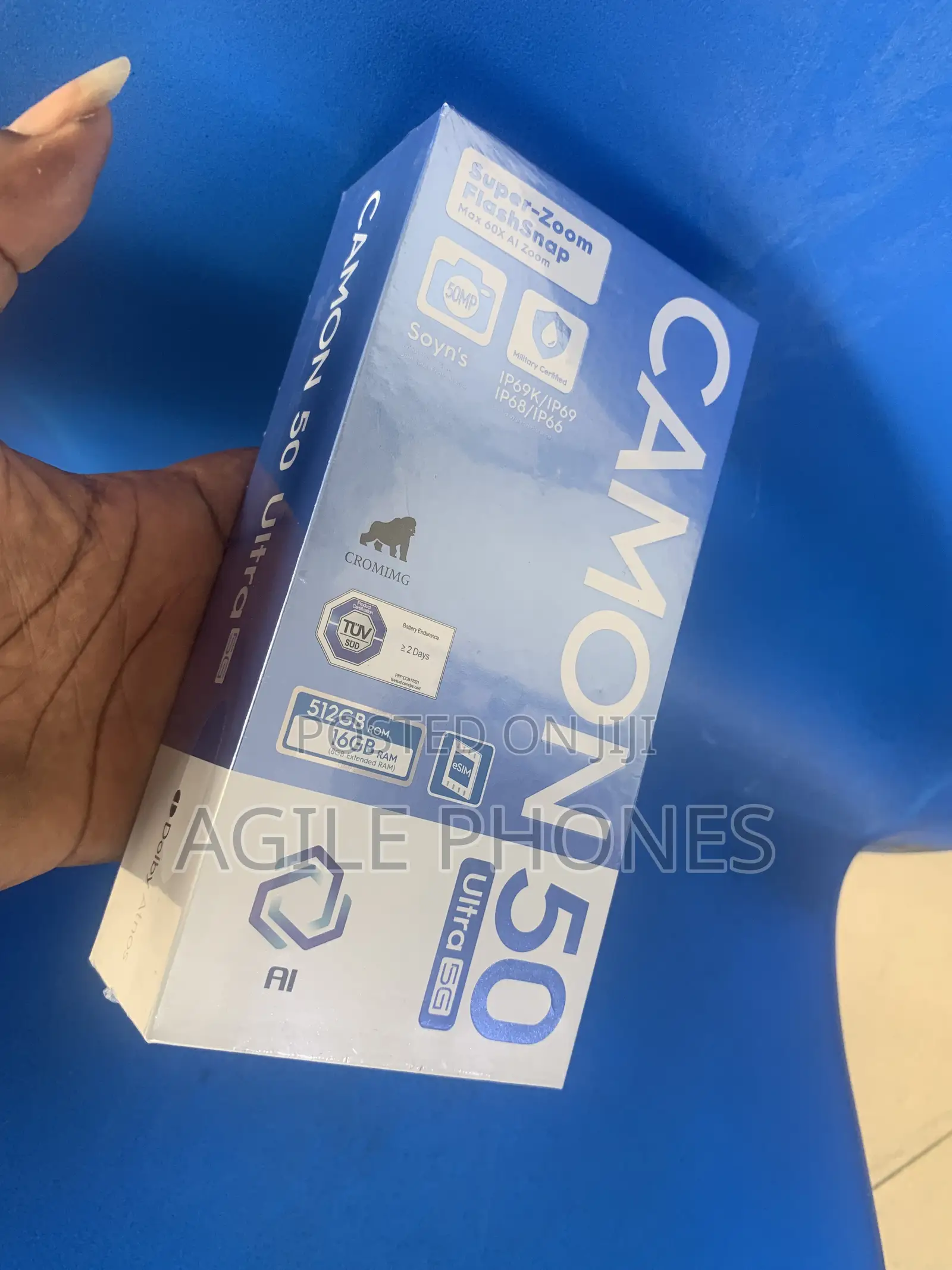 New Tecno Camon 50 Ultra 512 GB Black