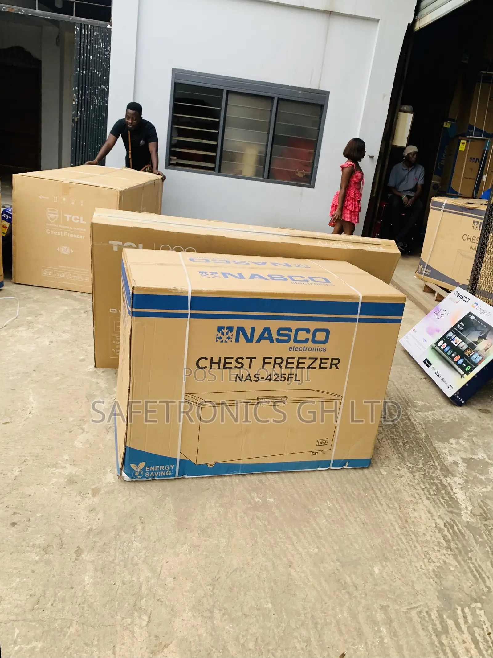 Exclusive Grey Nasco 318 LTRS Chest Freezer Nas-425fl