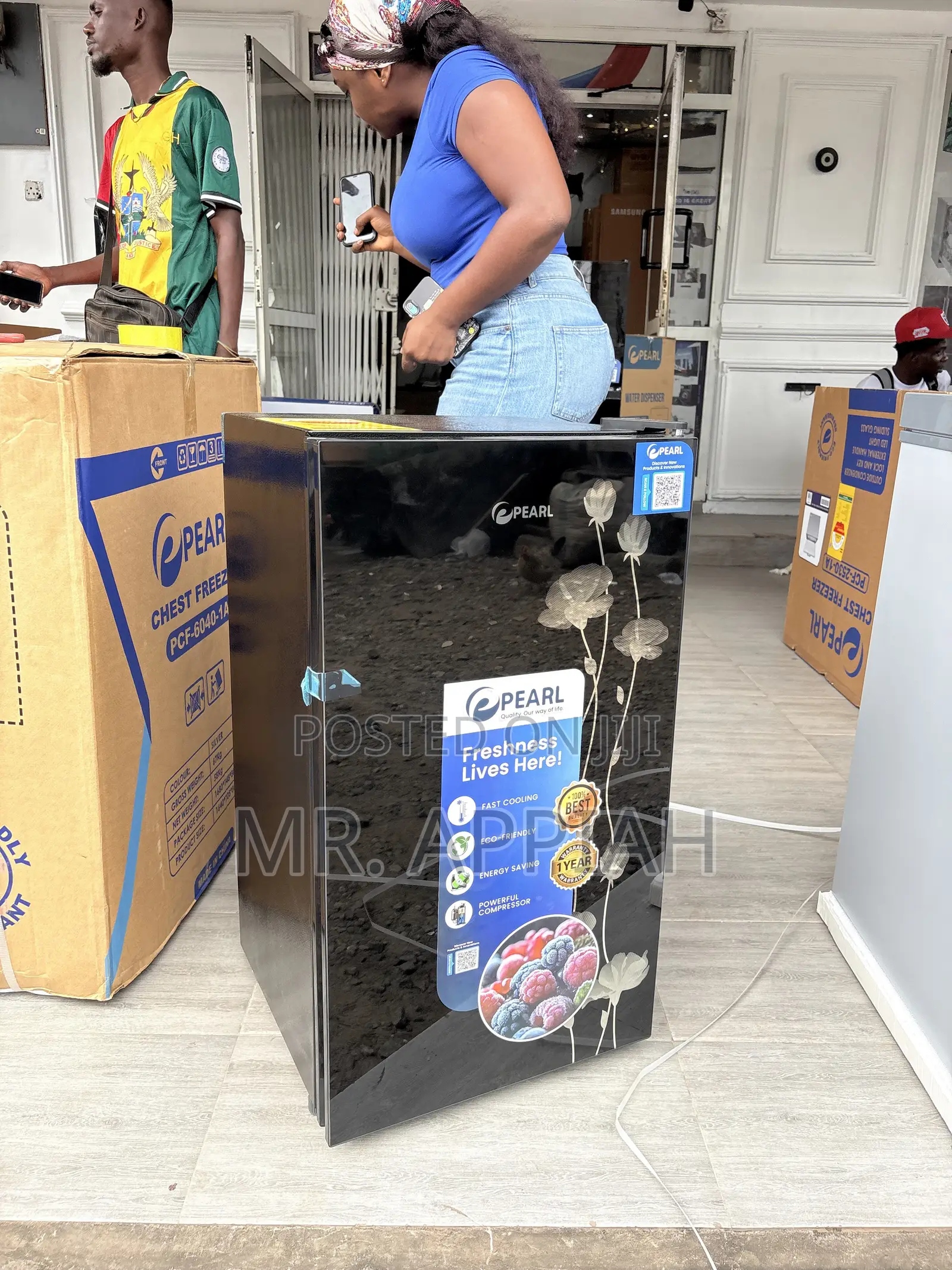 Order Adorable Pearl Pf -109-2b Single Door Table Top Fridge(Black) 