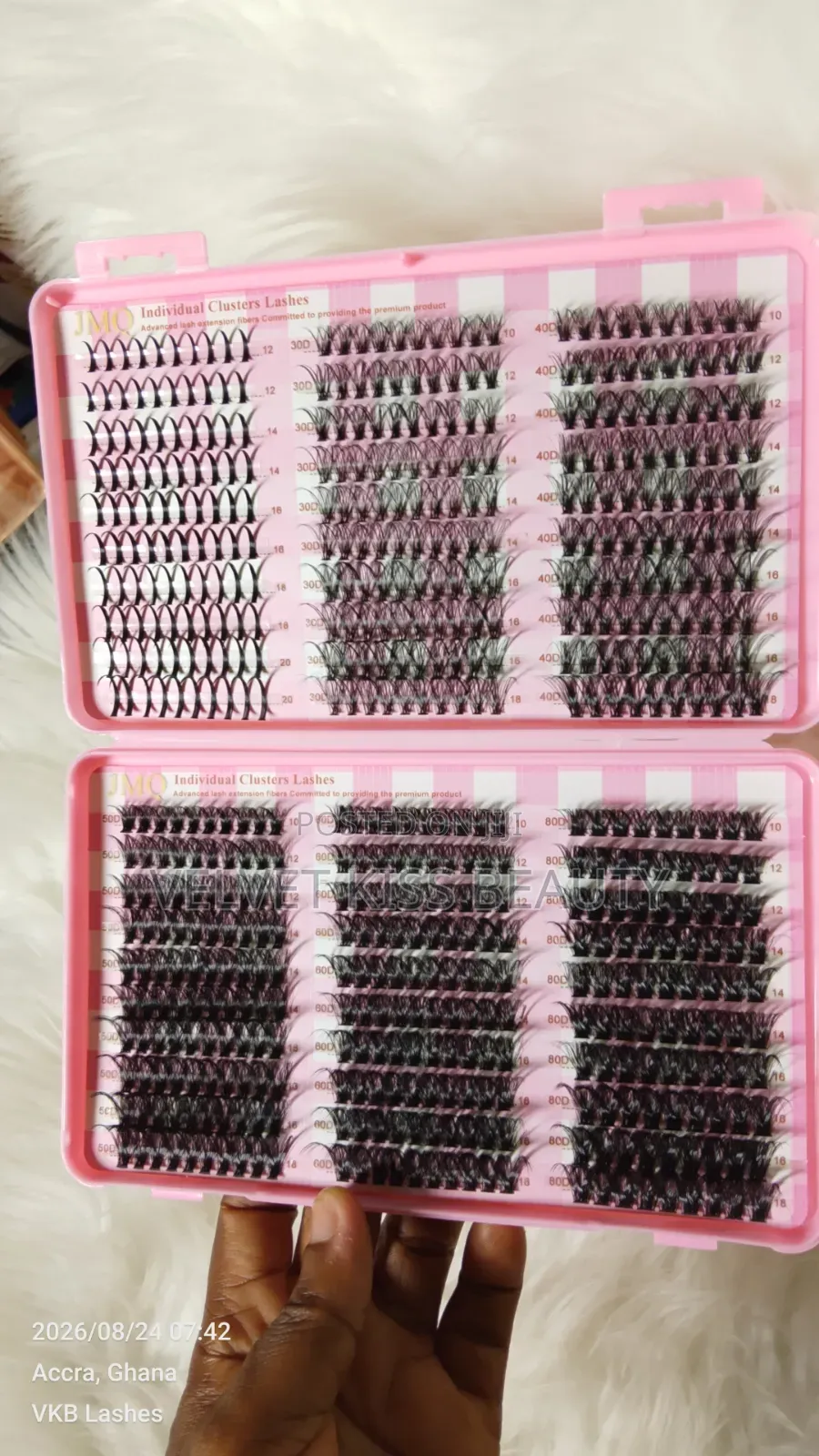 Spiky/Whispy Cluster Lash Set