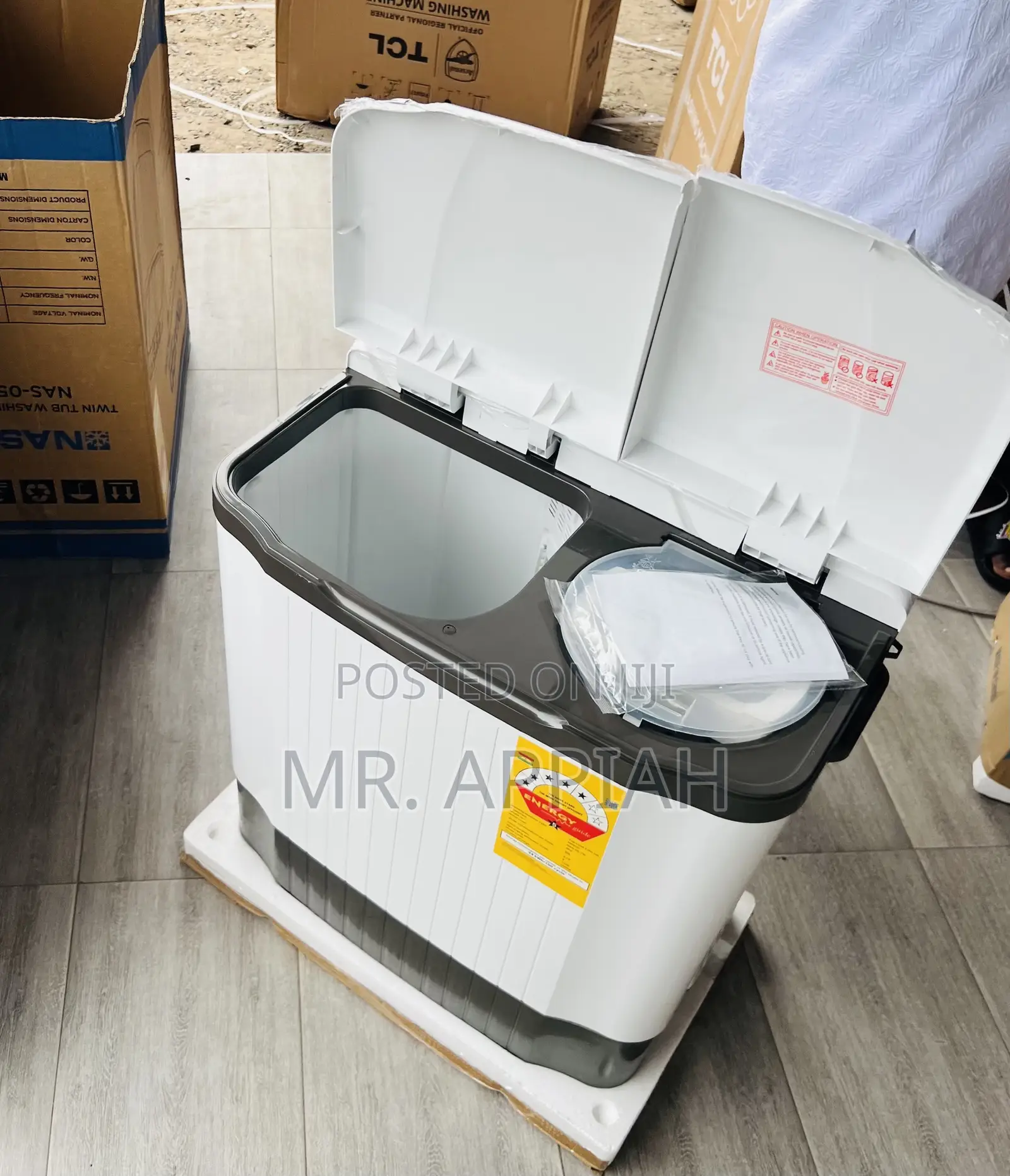 Super Affordable Nasco 5kg Washing Machine(White) 