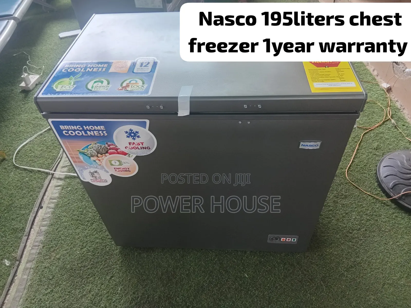 NASCO 195 Litres Chest Freezer – Spacious, Powerful Energy