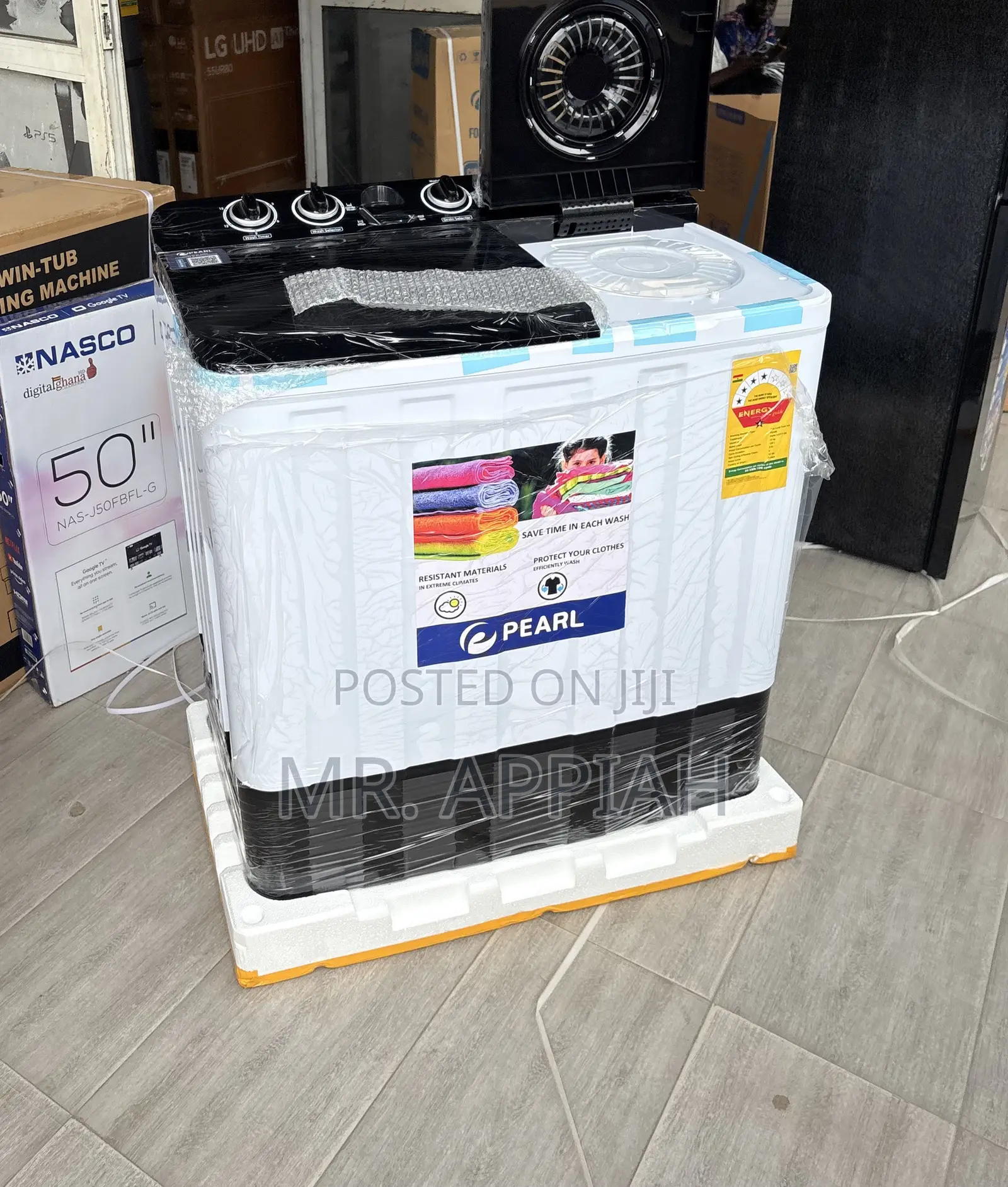 Super Affordable Pearl 12kg Twin Tub Washing Machine(Spin Dry) White