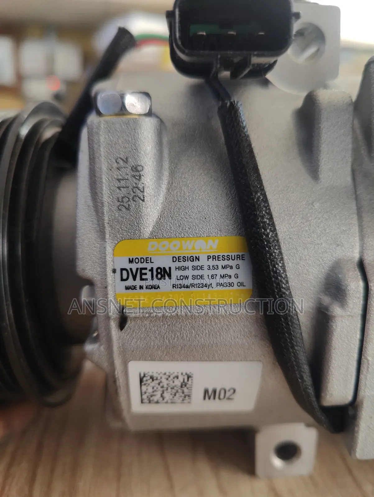 Hyundai Palisade 2023 AC Compressor OEM Korea Doowon