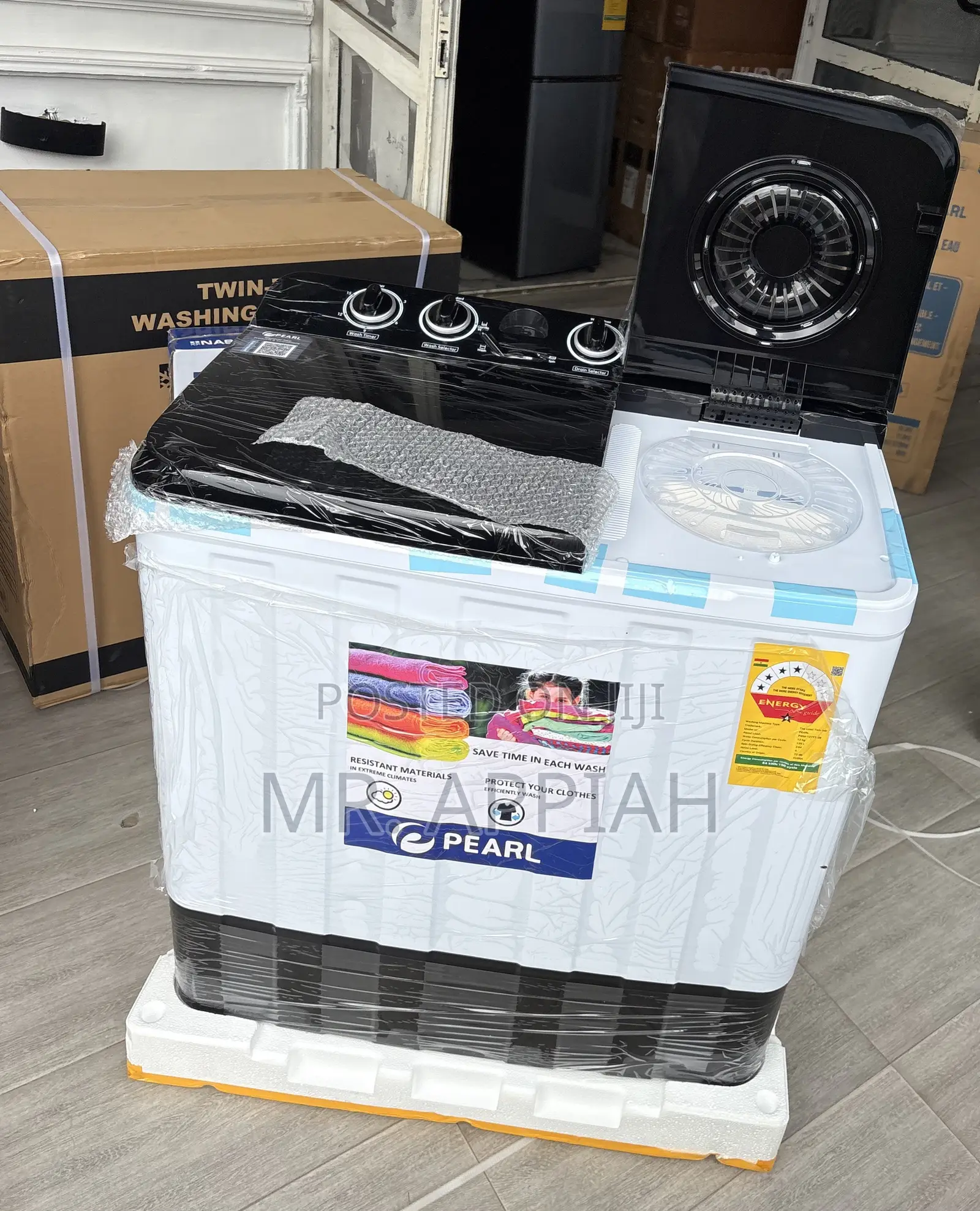 Classic Pearl 12kg Semi-Automatic Washing Machine(Spin Dry)