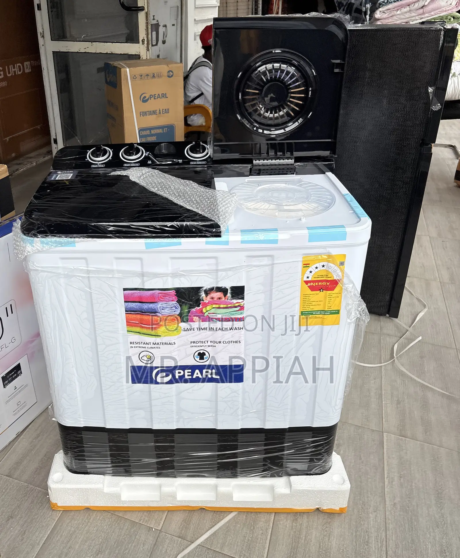 Classic Pearl 12kg Semi-Automatic Washing Machine(Spin Dry)