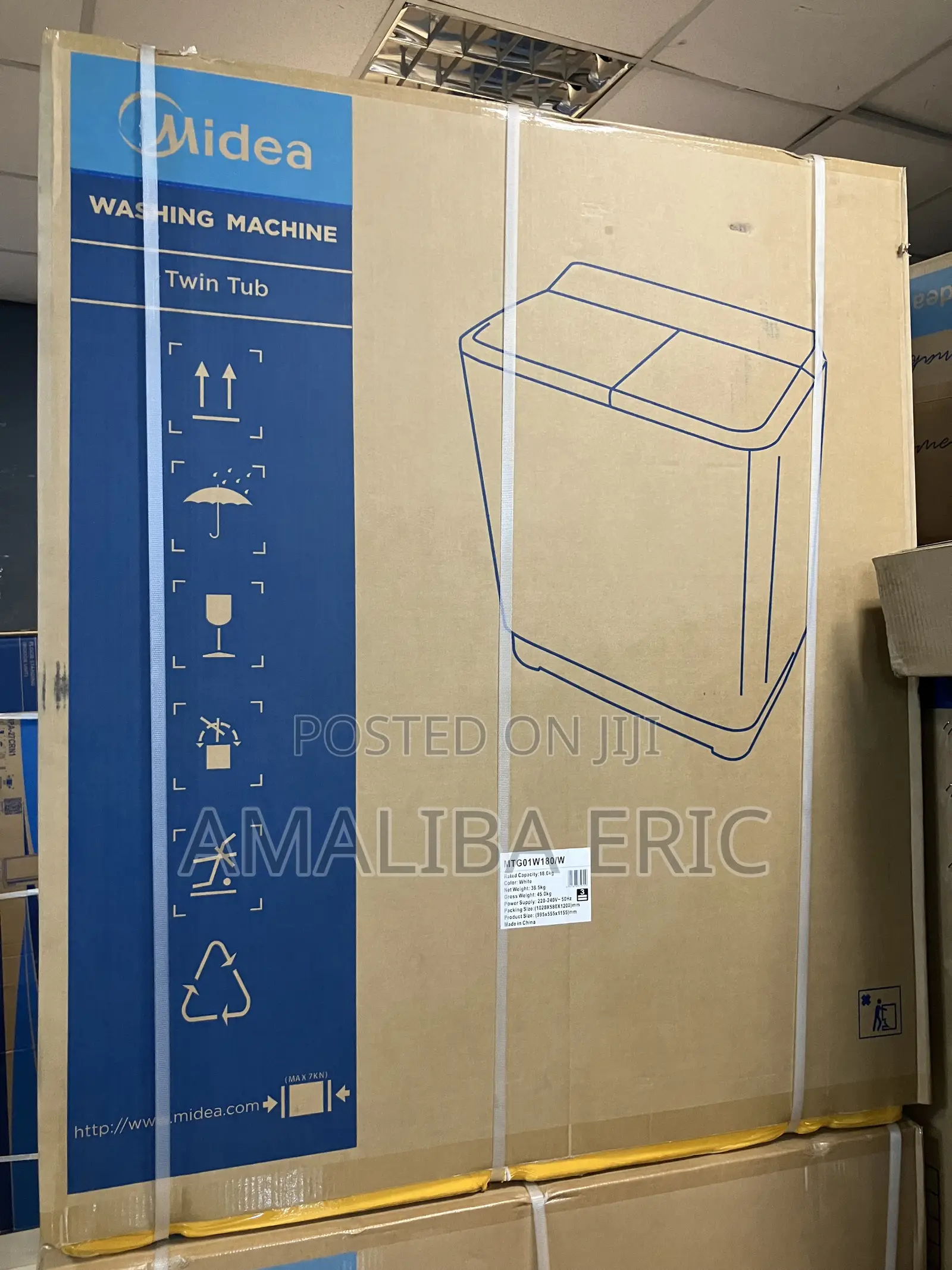 Quality Midea 18kg Semi Automatic Washing Machine