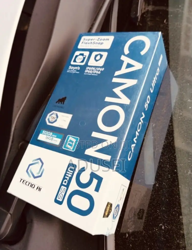 New Tecno Camon 50 Ultra 512 GB Black