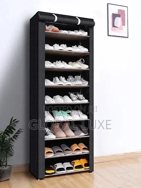 10-Layer Shoe Rack – Spacious & Durable