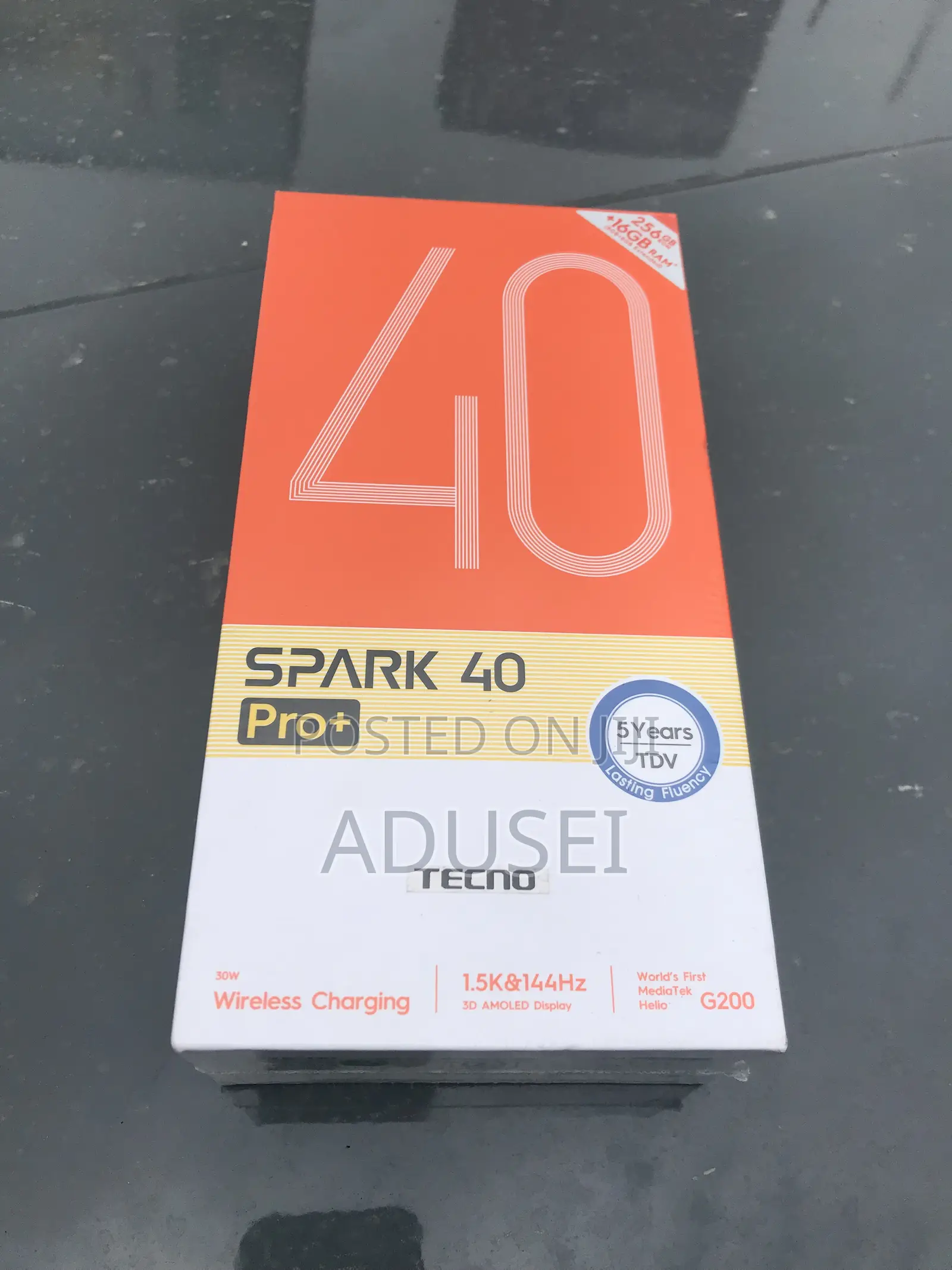 New Tecno Spark 40 Pro+ 256 GB Black
