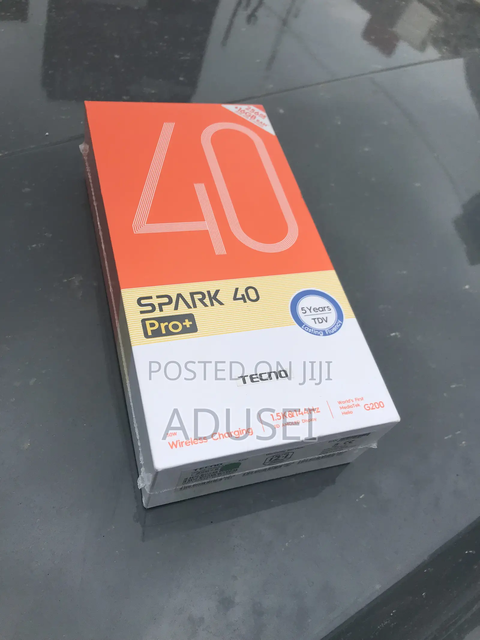 New Tecno Spark 40 Pro+ 256 GB Black