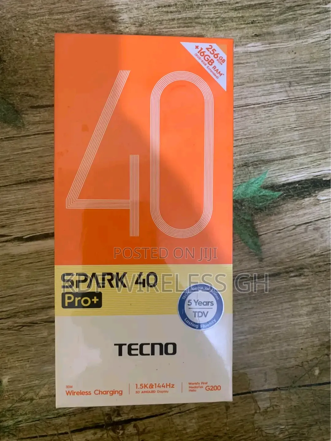New Tecno Spark 40 Pro+ 256 GB White