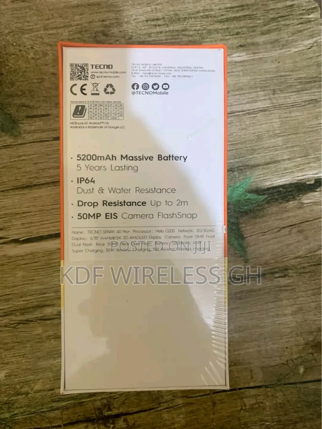 New Tecno Spark 40 Pro+ 256 GB White