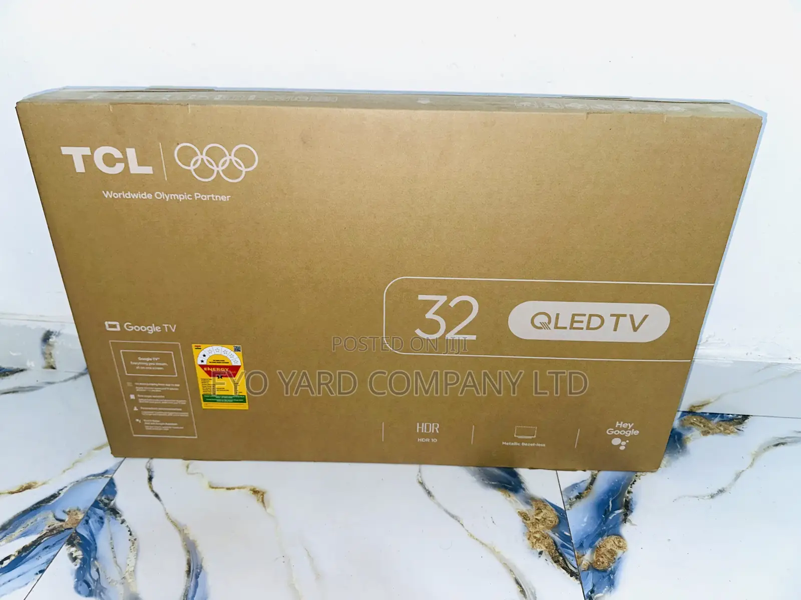TCL 32” Android QLED Smart Satellite Frameless TV