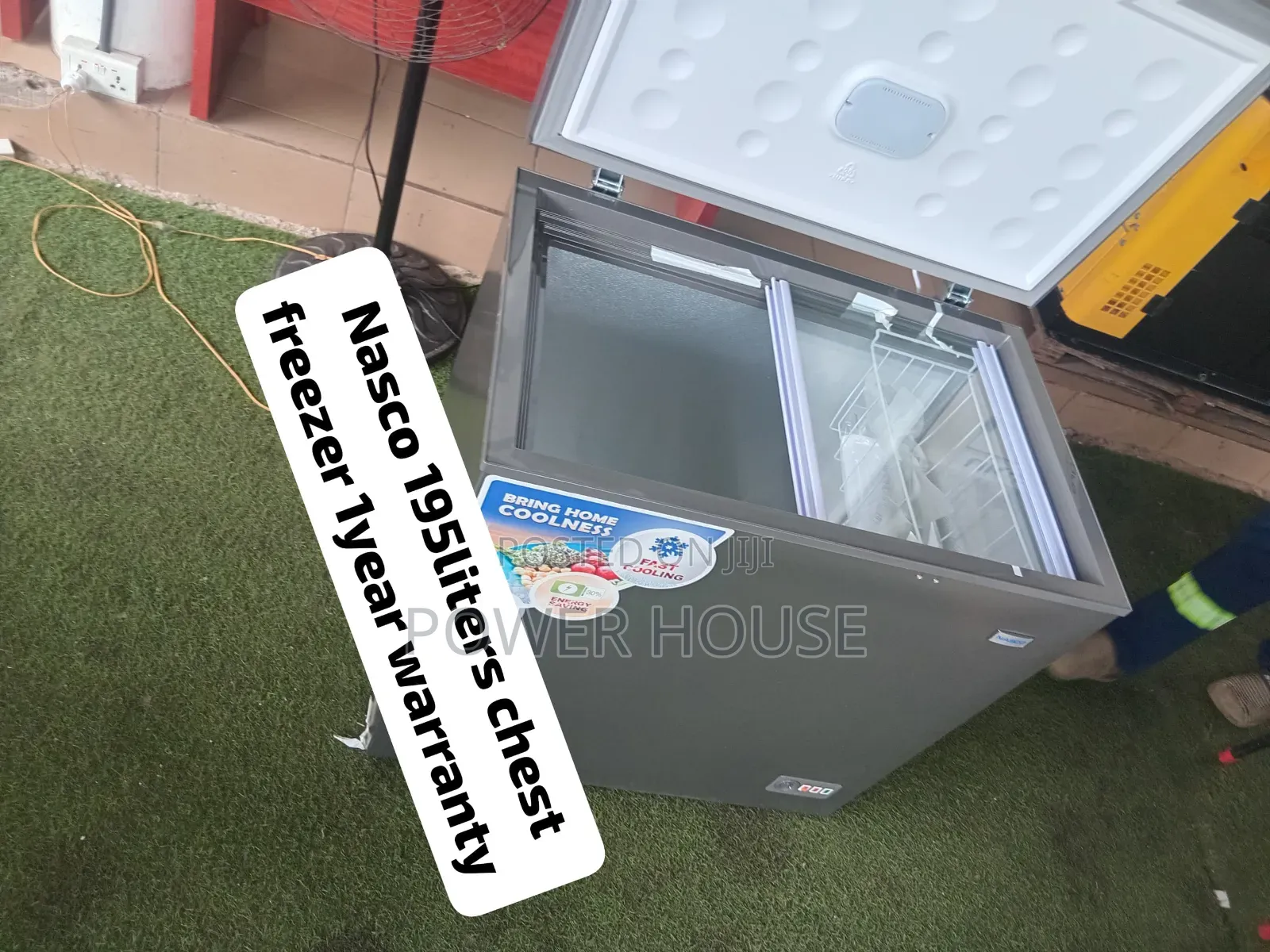 NASCO 195L Chest Freezer – Reliable Deep Freezer for Home, Provision