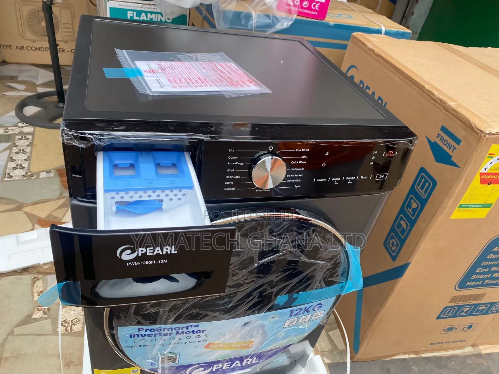 Pearl 12kg Fully Automatic Front Load Washing Machine