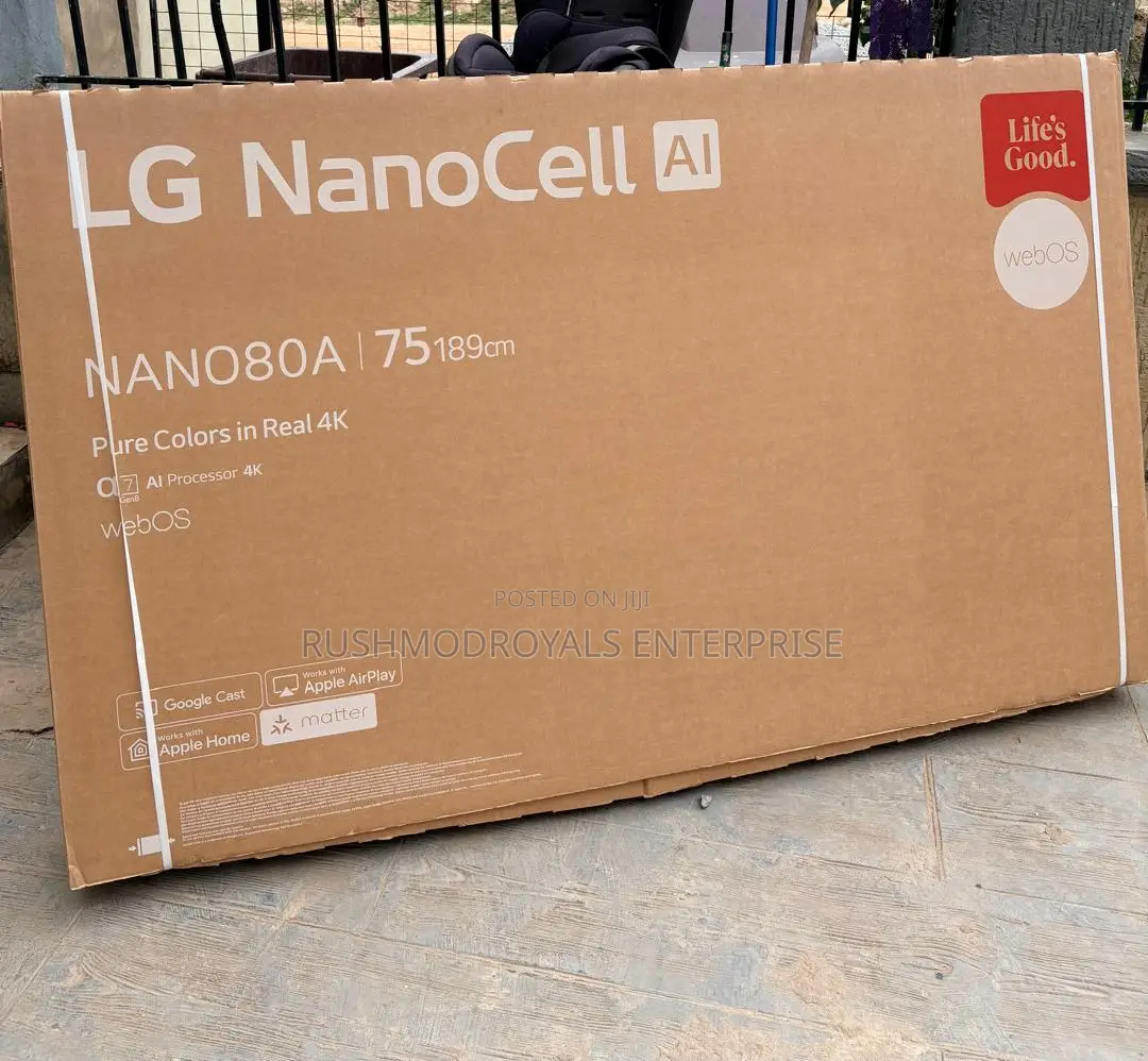 LG 75" NANO80A Smart TV - Real Color NanoCell Display webOS