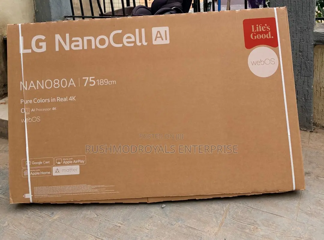 LG 75-Inch NANO80A Series: Pure Colors, AI Sound Pro Magic Remote