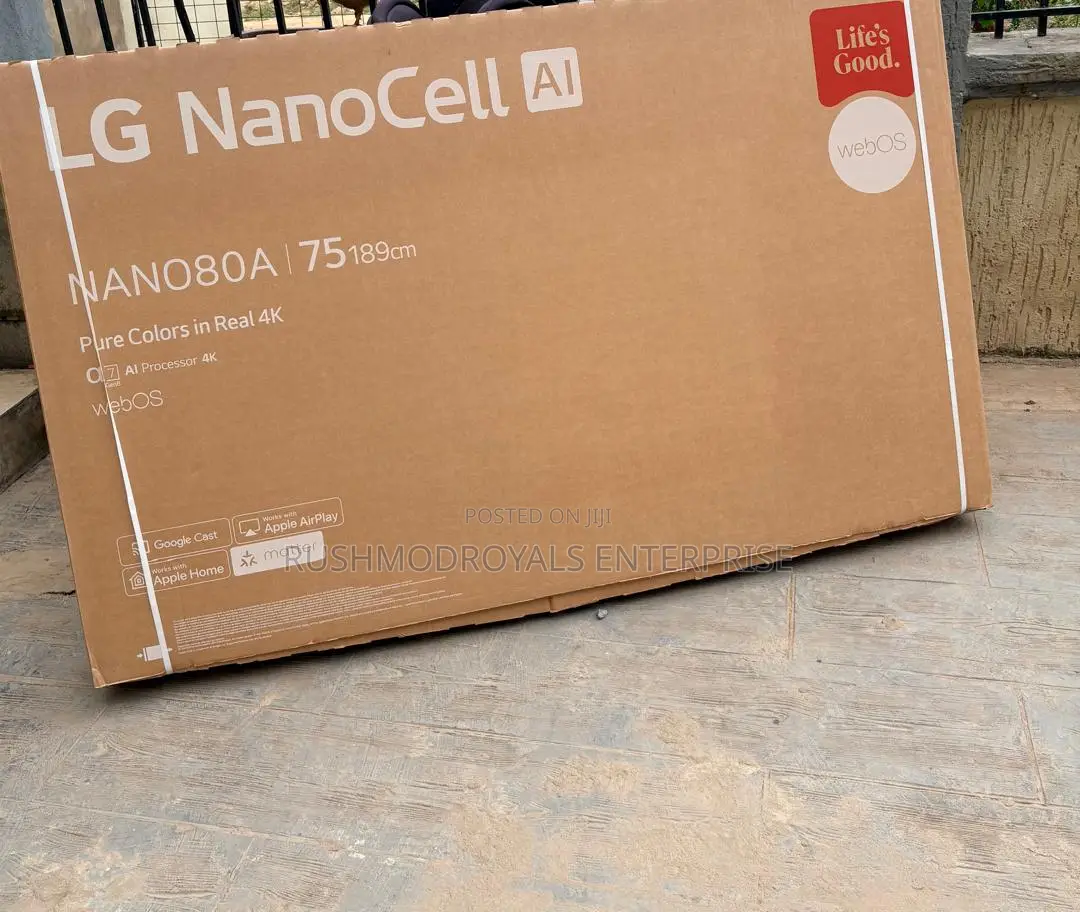 Transform Your Living Room: LG 75" NANO80 Smart TV With Filmmaker Mode