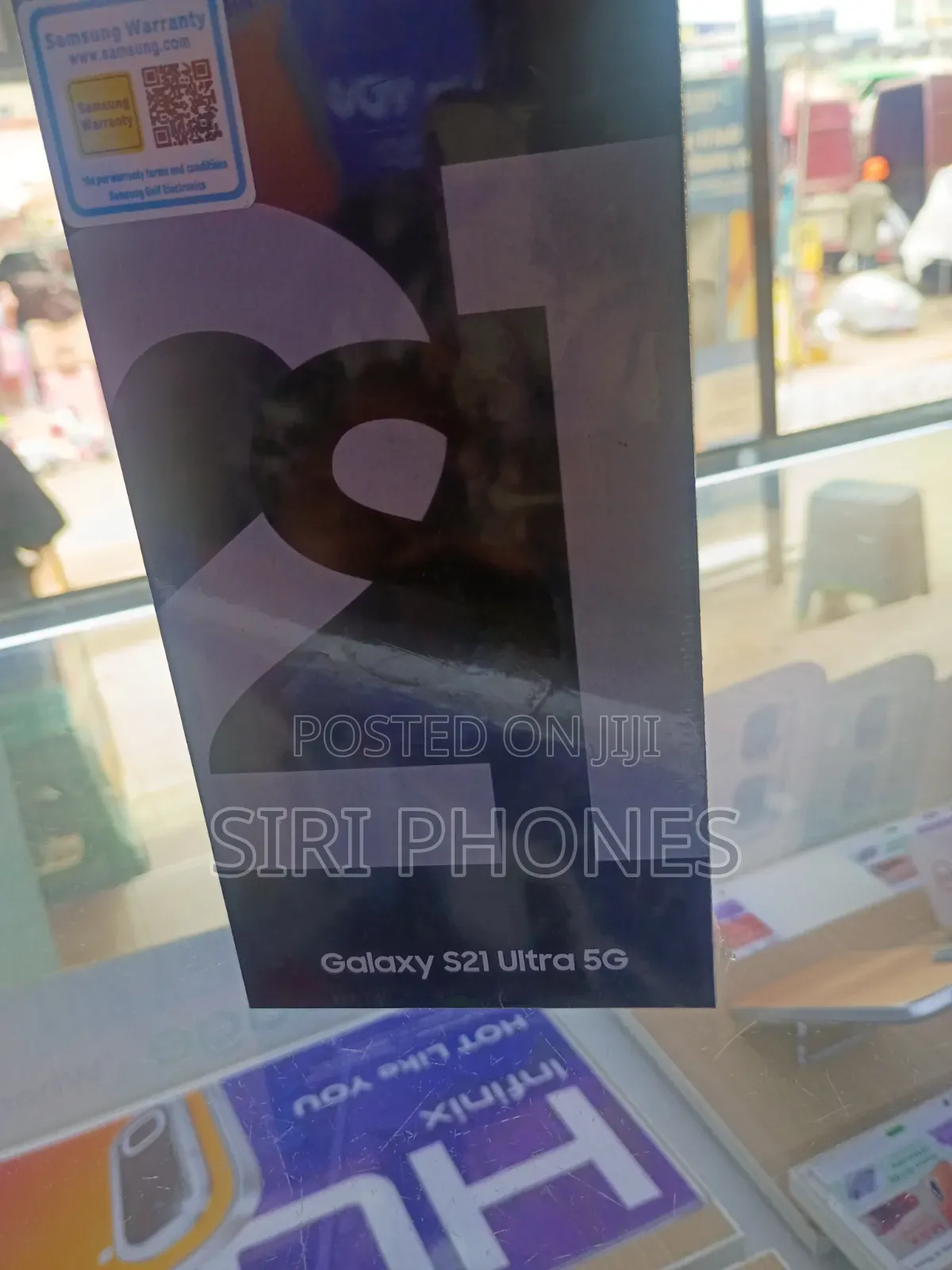 New Samsung Galaxy S21 Ultra 5G 128 GB Silver